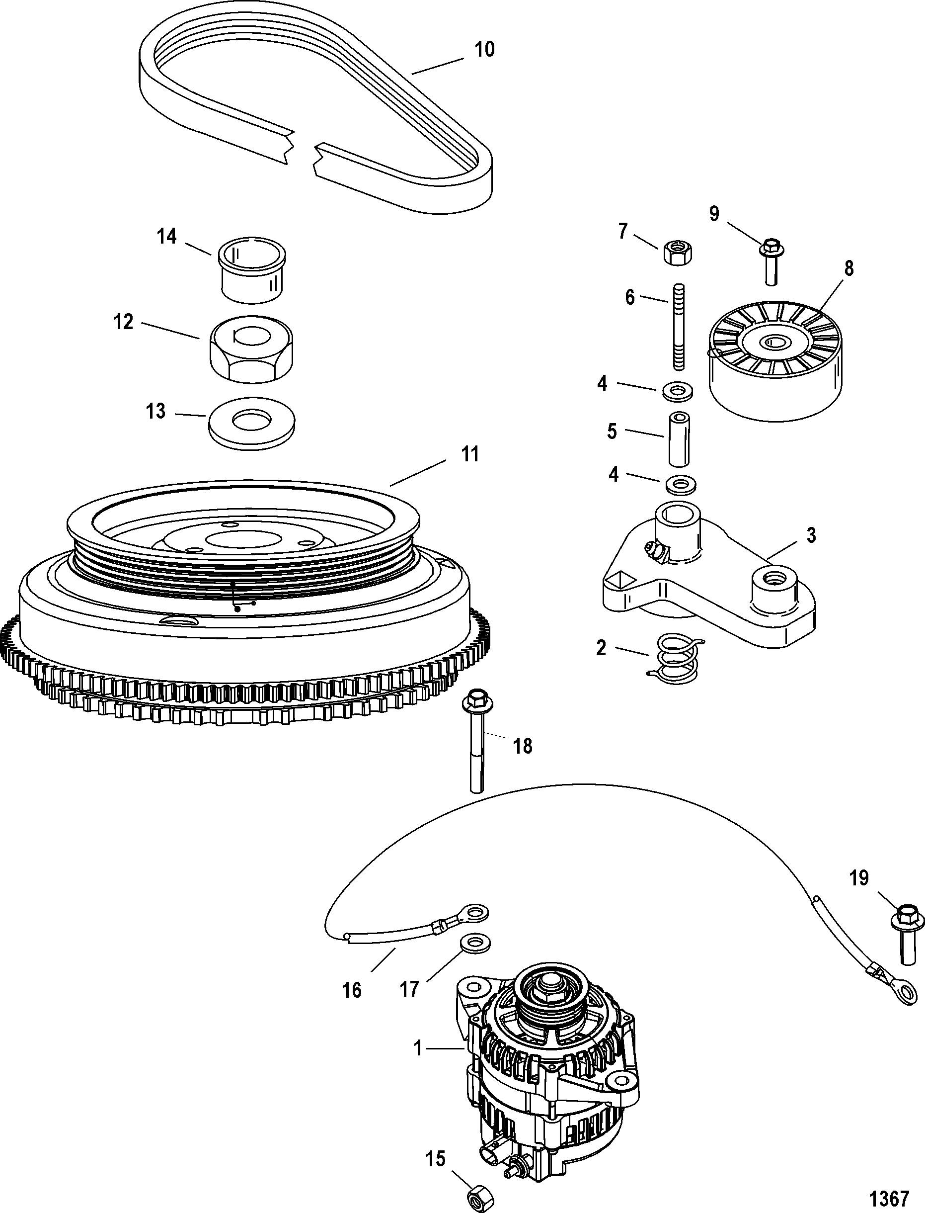 Flywheel/Alternator