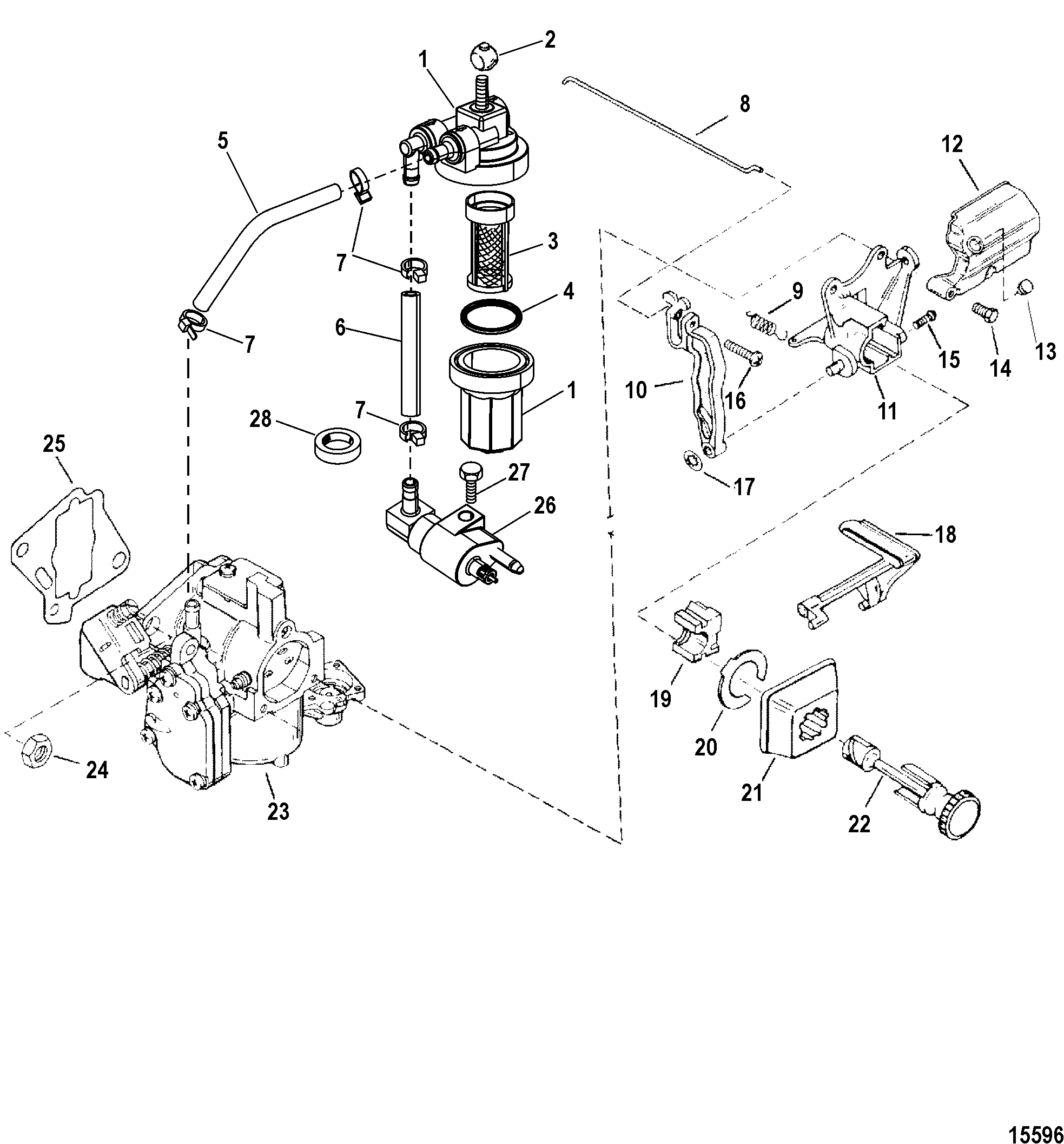 Fuel System Components(USA-1B153168/BEL-0P365662 and up)