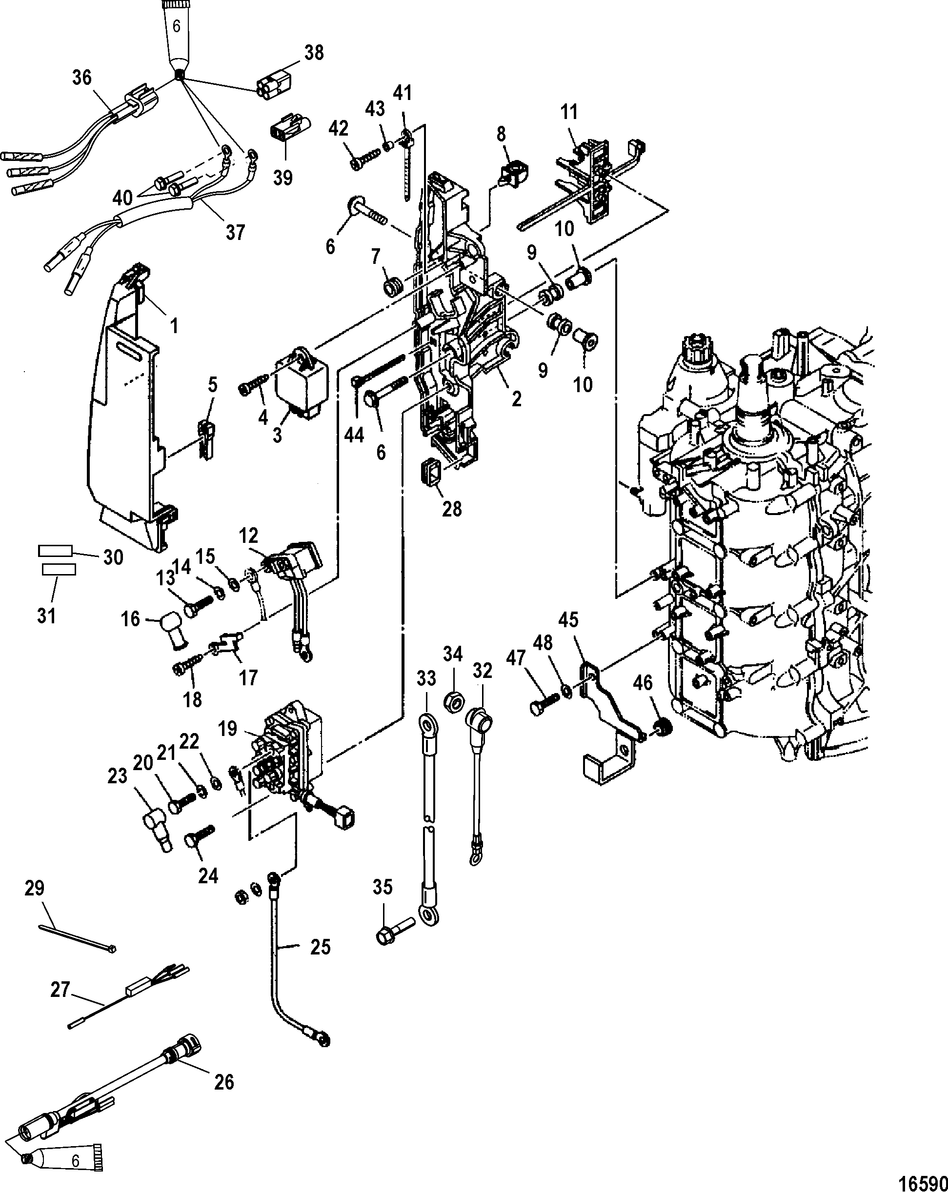 Electrical Components, Relay Mounting