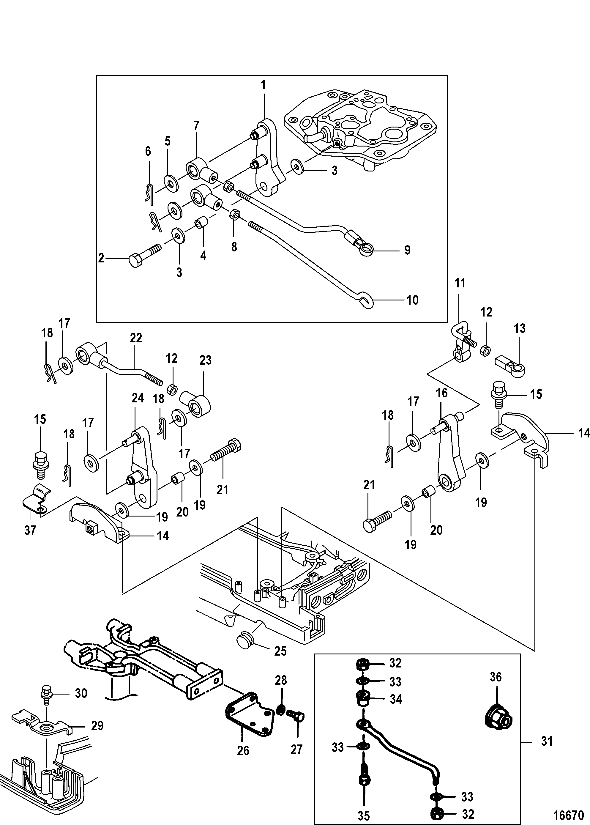 Throttle and Steering Linkage