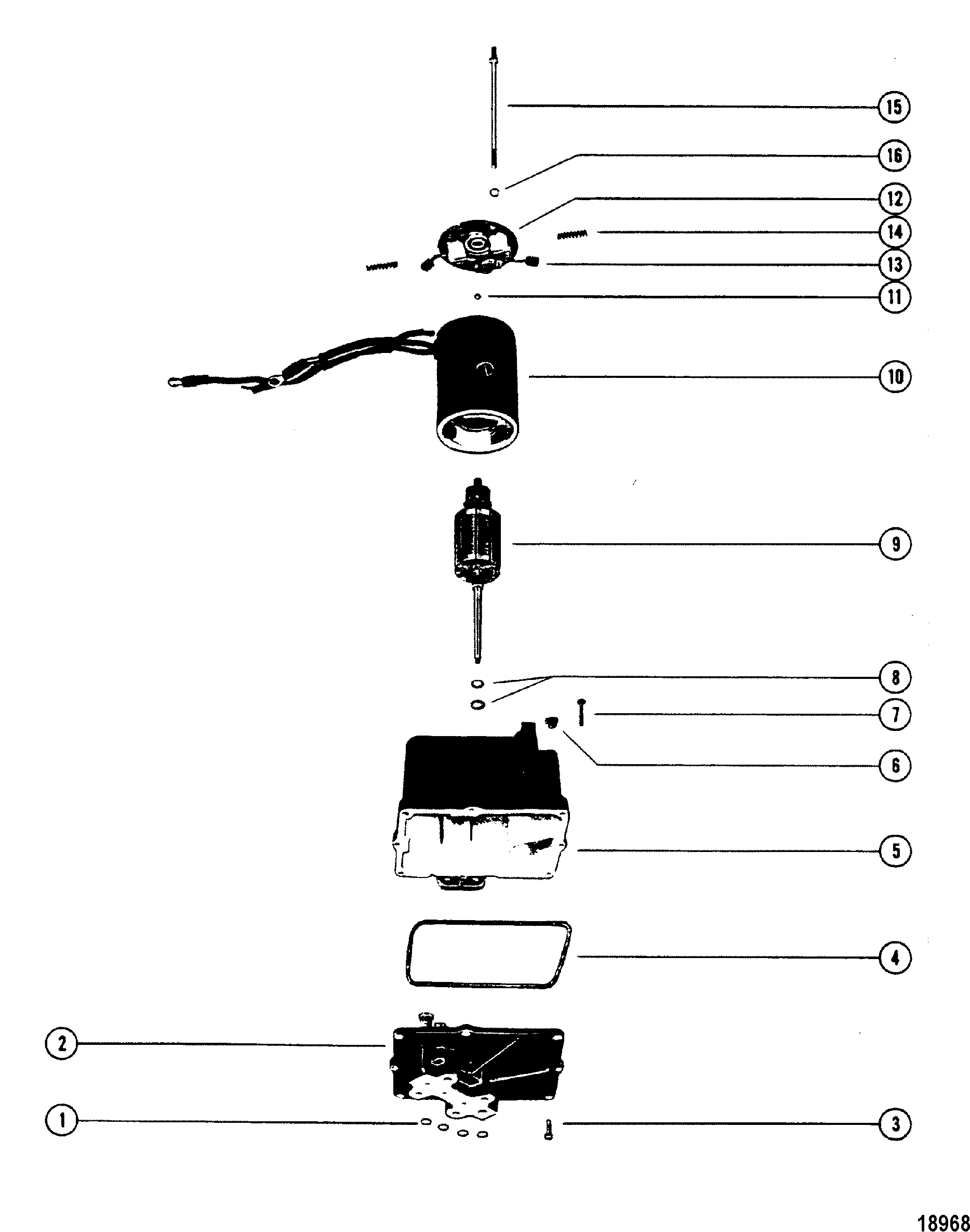 Hydraulic Pump(S/N-Mercury-5363917 & Below)
