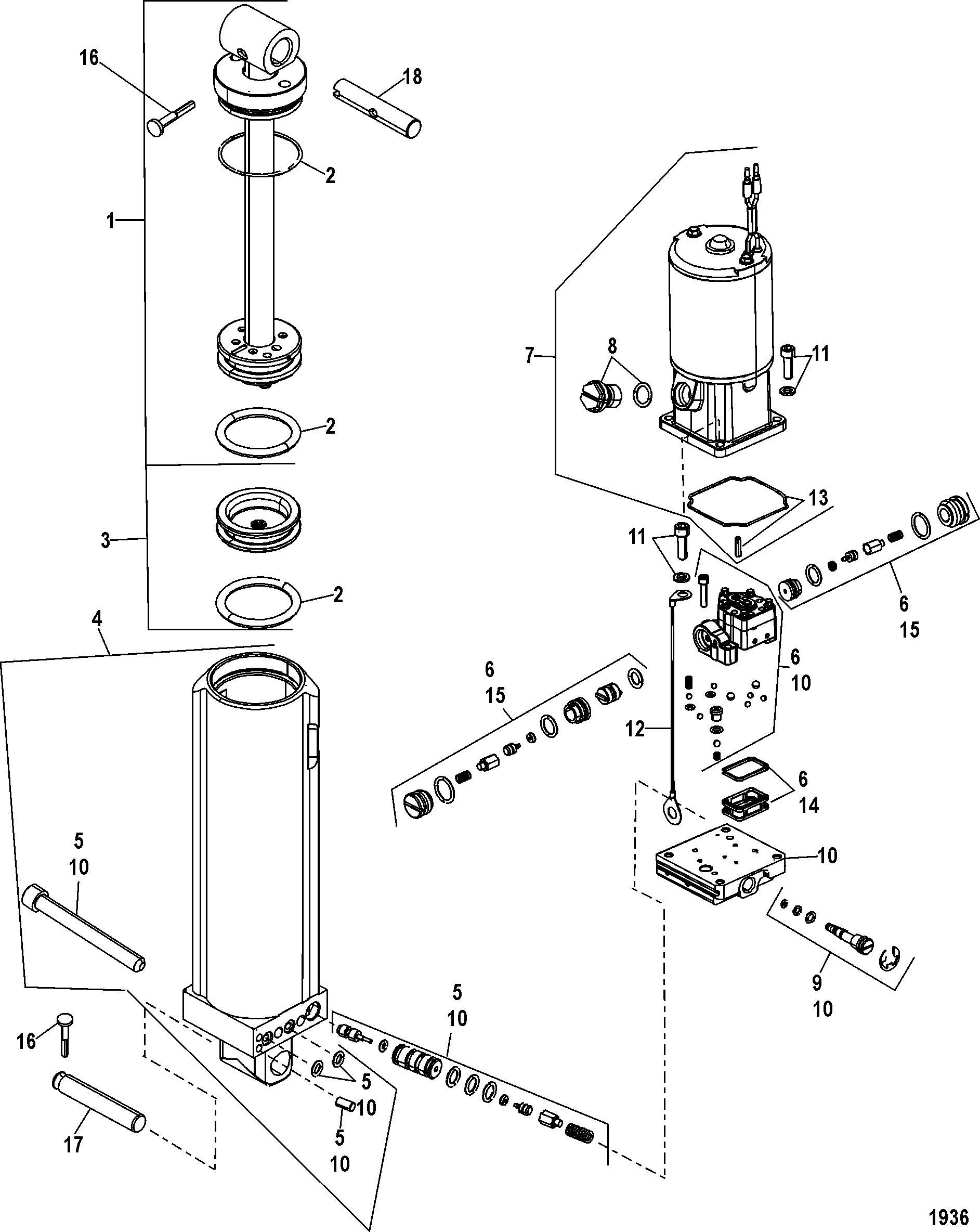 Power Trim Components, 2B092562 and Below