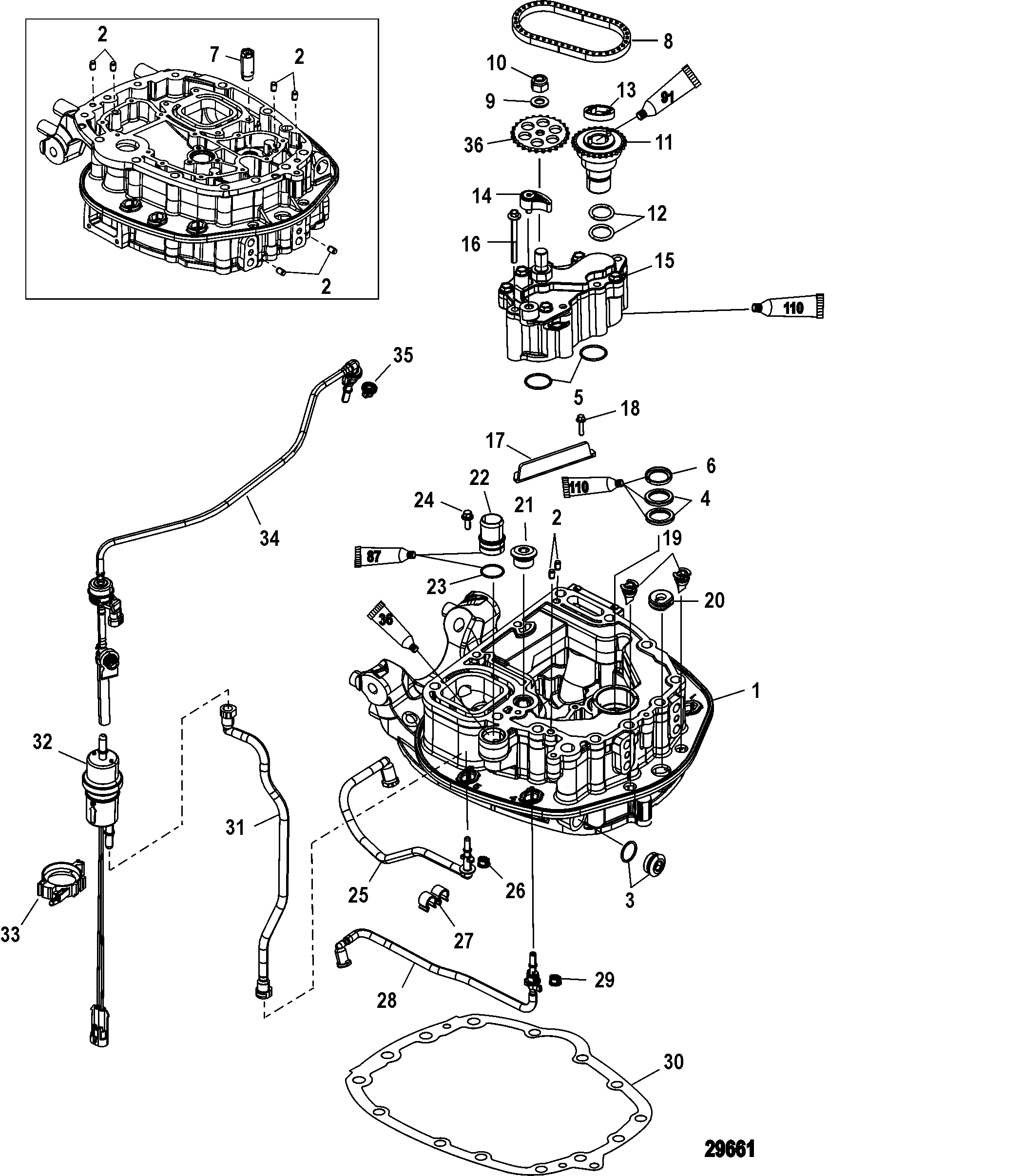 Oil Pump/Adaptor Plate-Upper