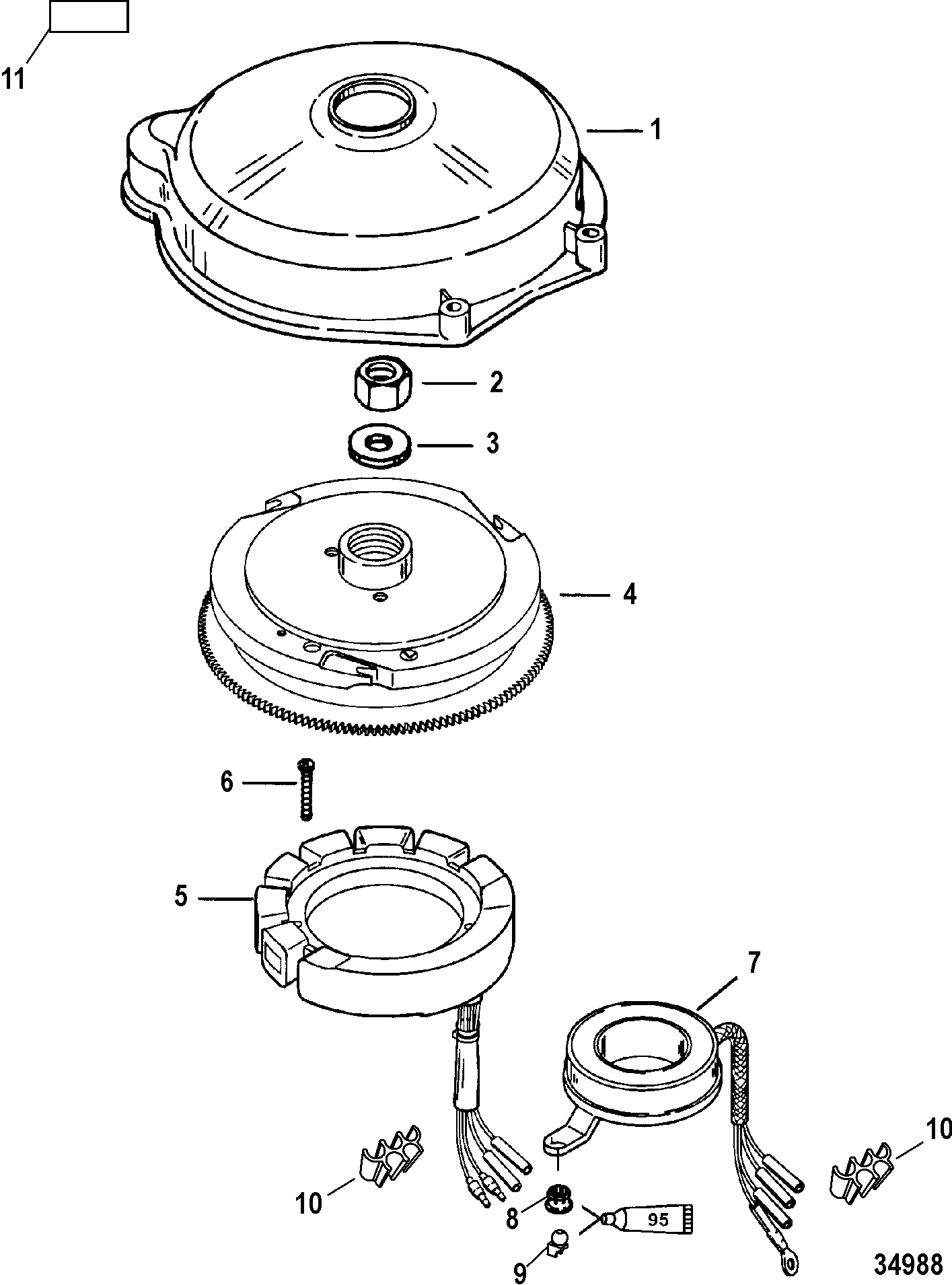 Flywheel and Stator, Electric