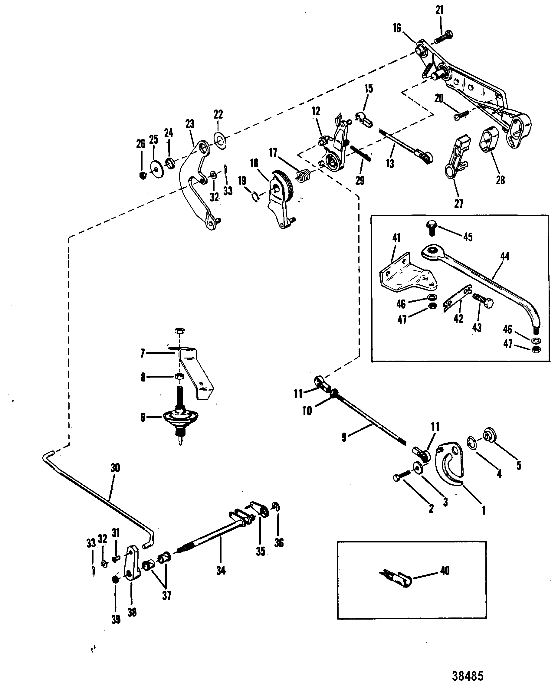 THROTTLE AND SHIFT LINKAGE(ELECTRIC)