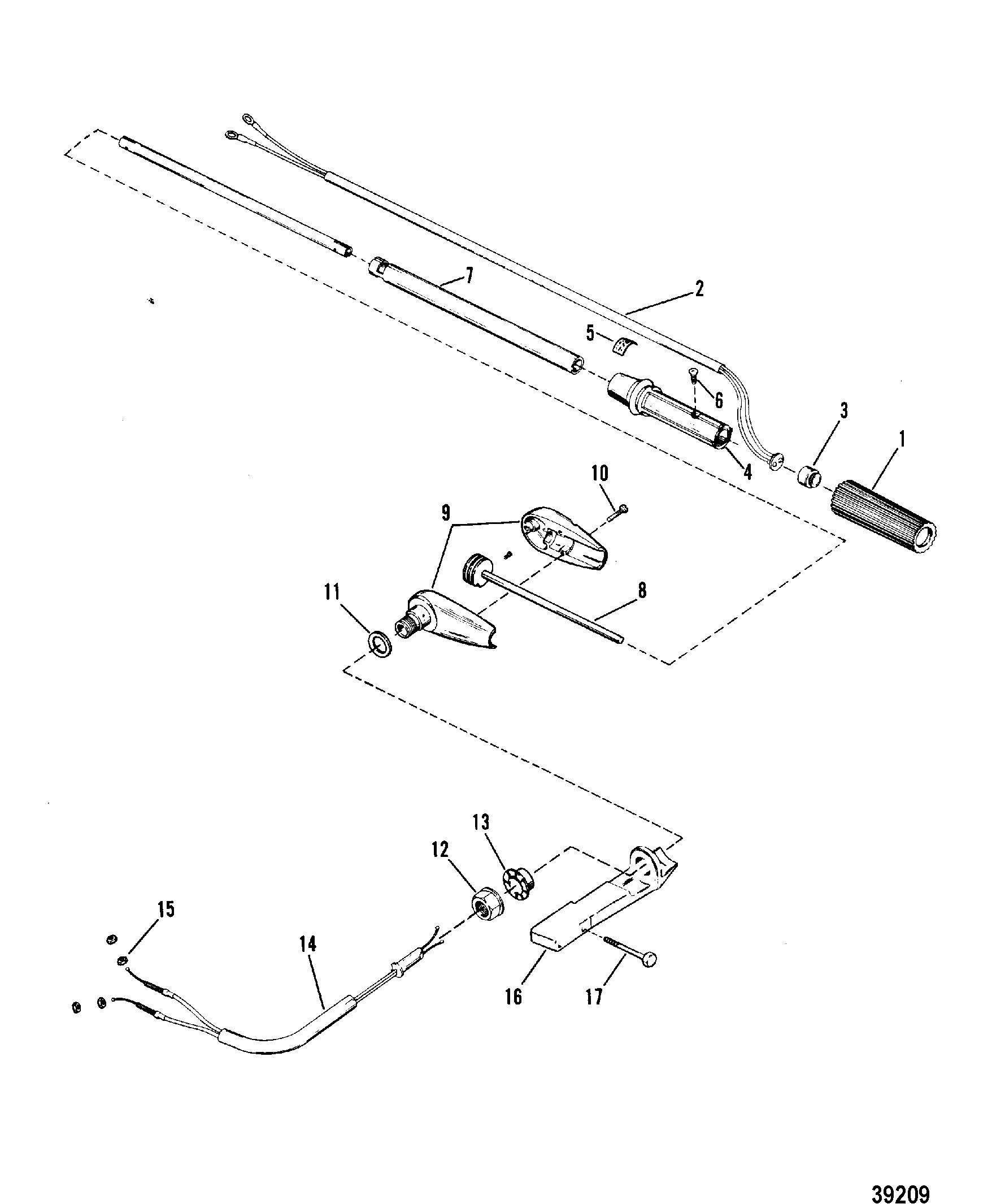STEERING HANDLE ASSEMBLY(MANUAL)