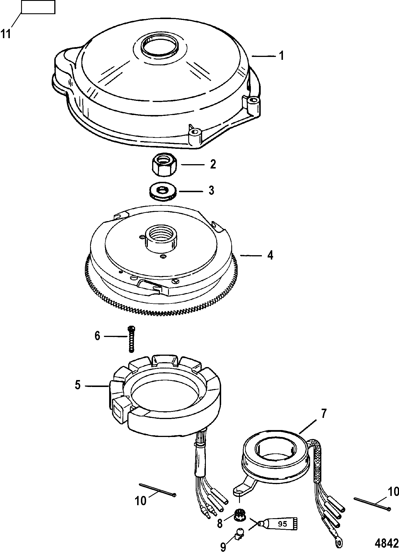 Flywheel and Stator(Electric)