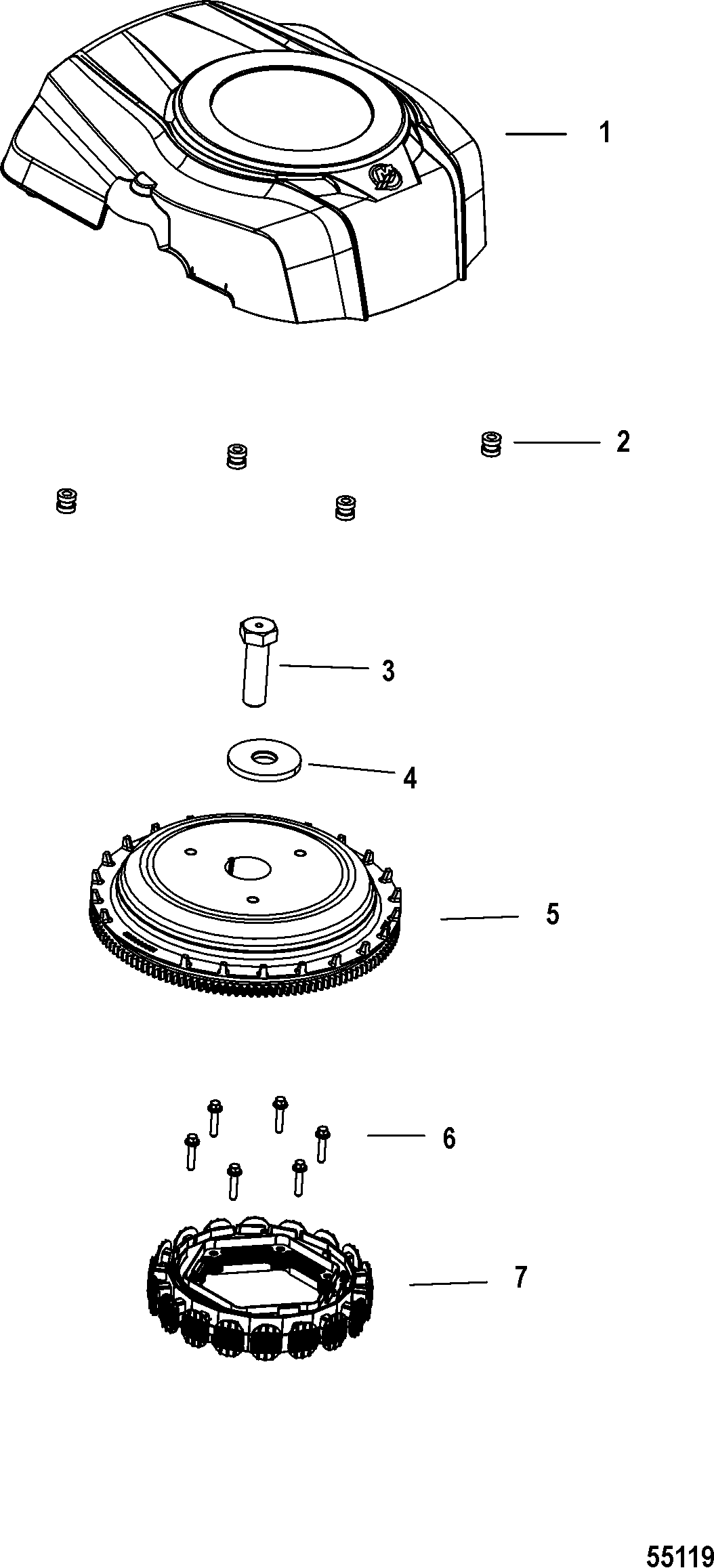 Flywheel and Cover