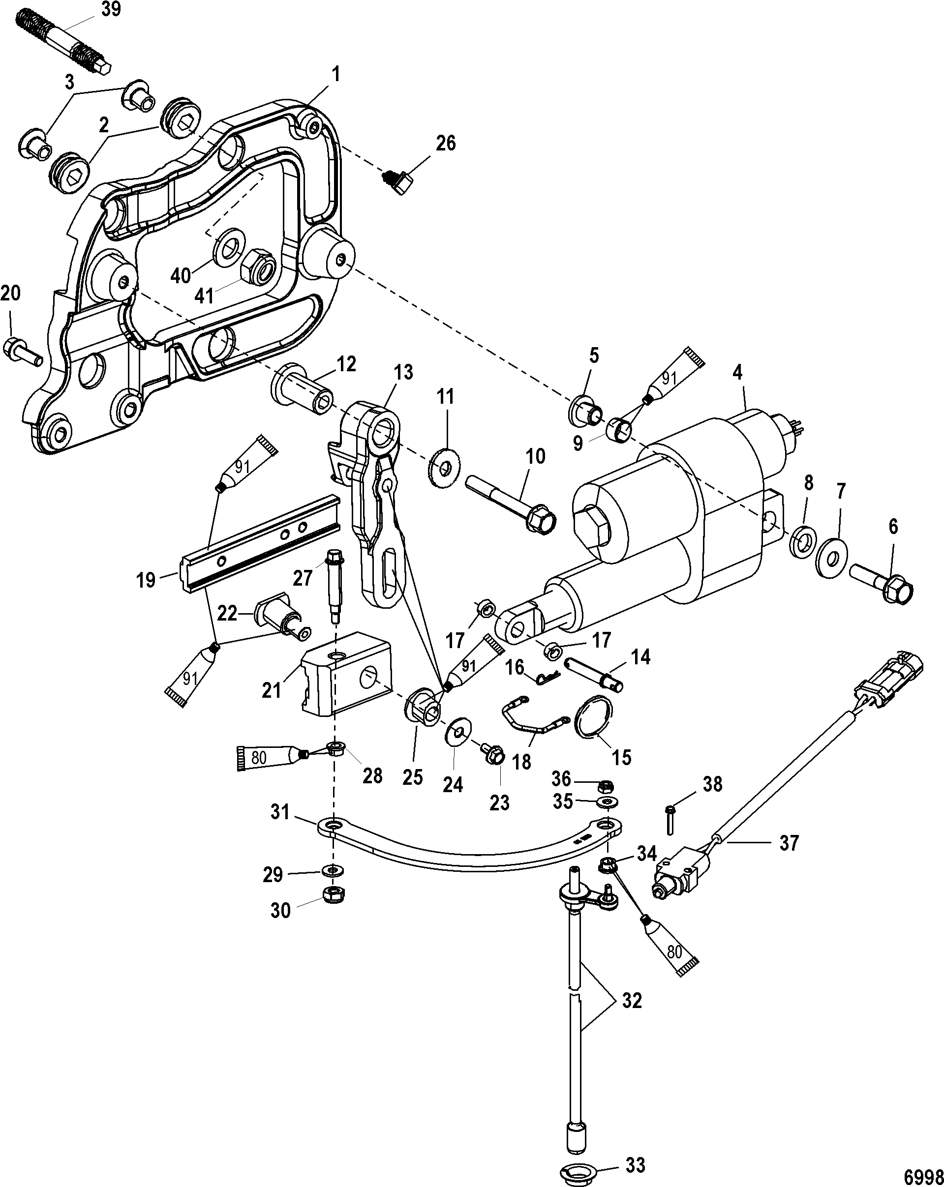 Shift Components(Serial Number 1B290522 and Below)
