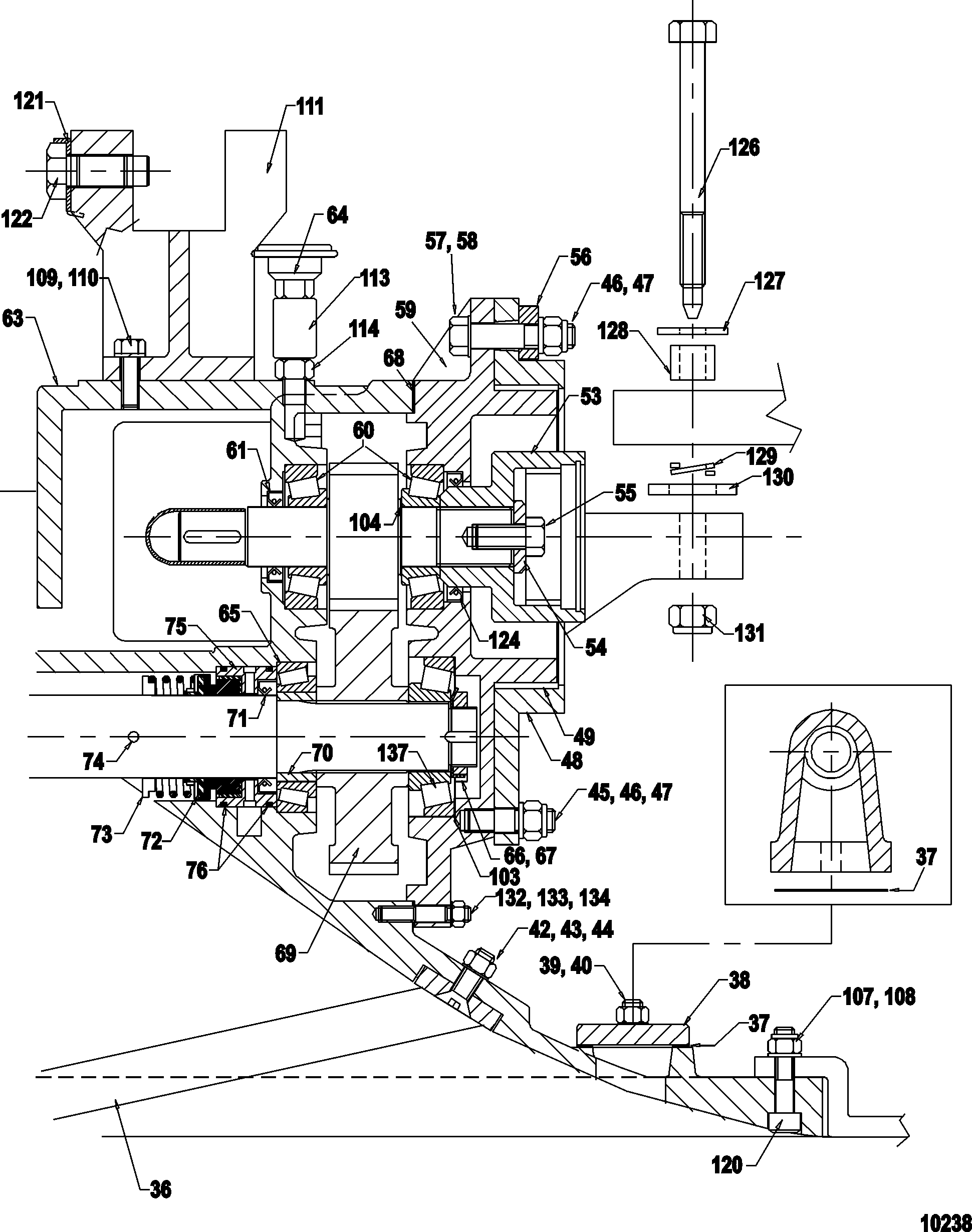 Drive Reduction(Cross Section C)