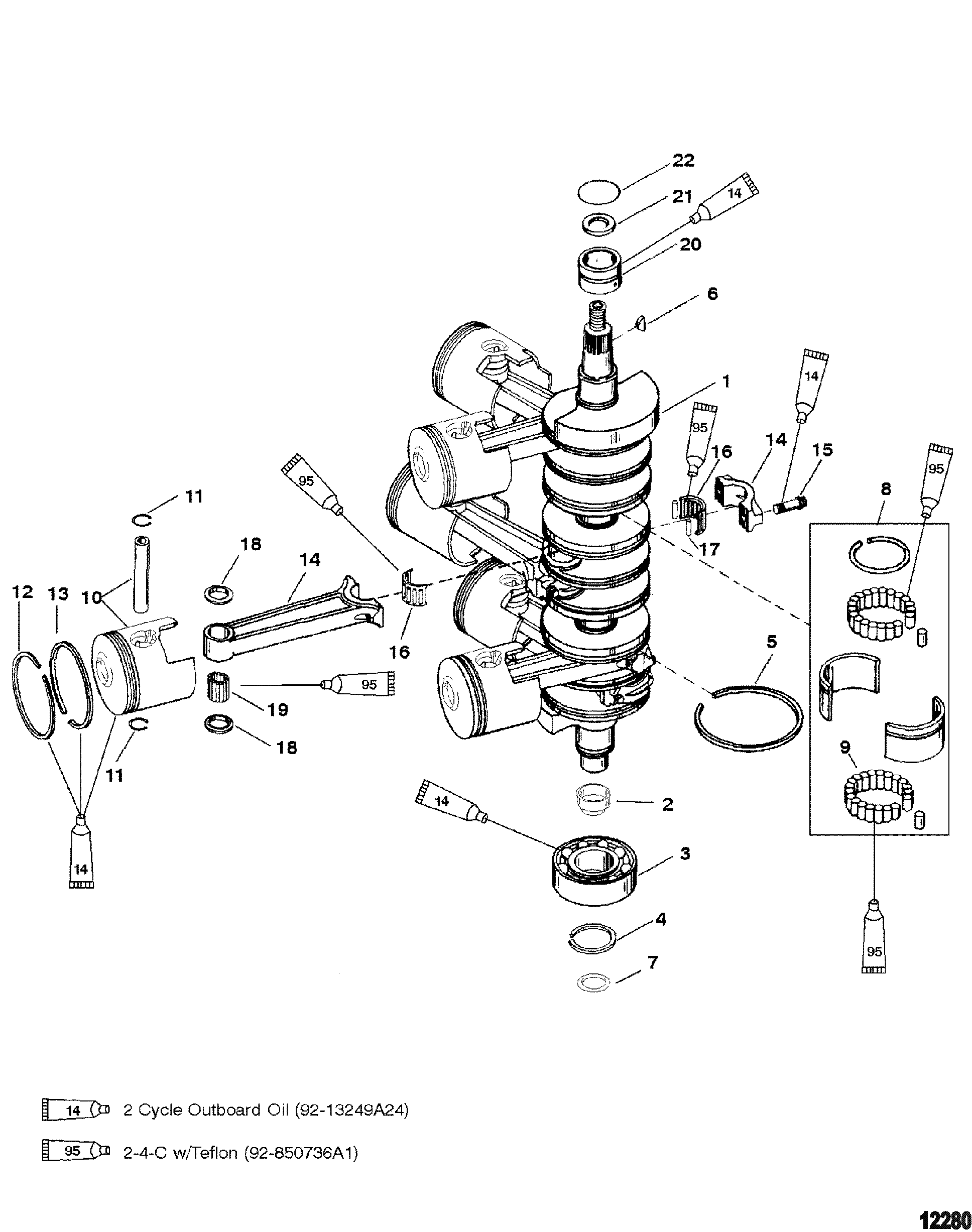 Crankshaft, Pistons And Connecting Rods