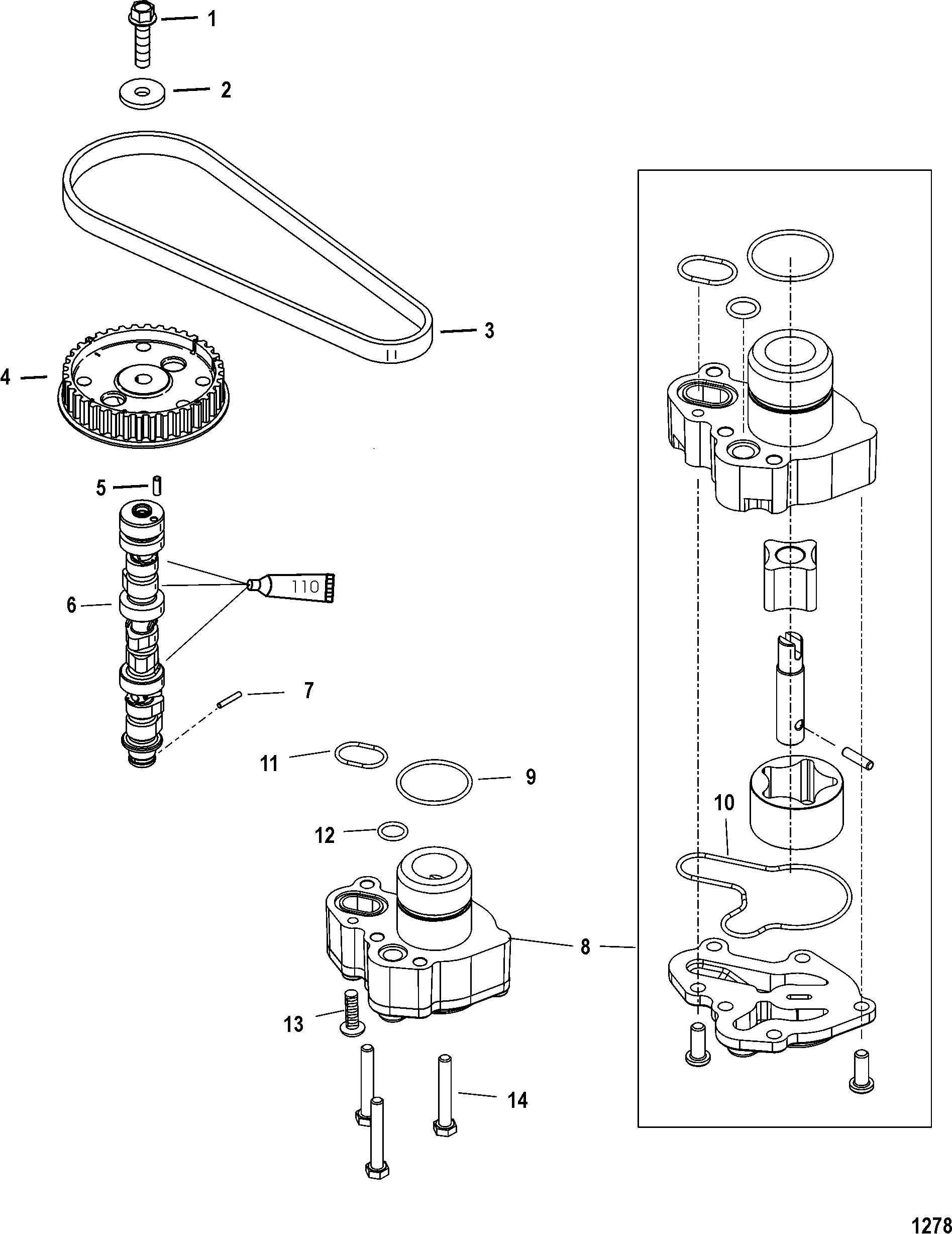 Camshaft/Oil Pump