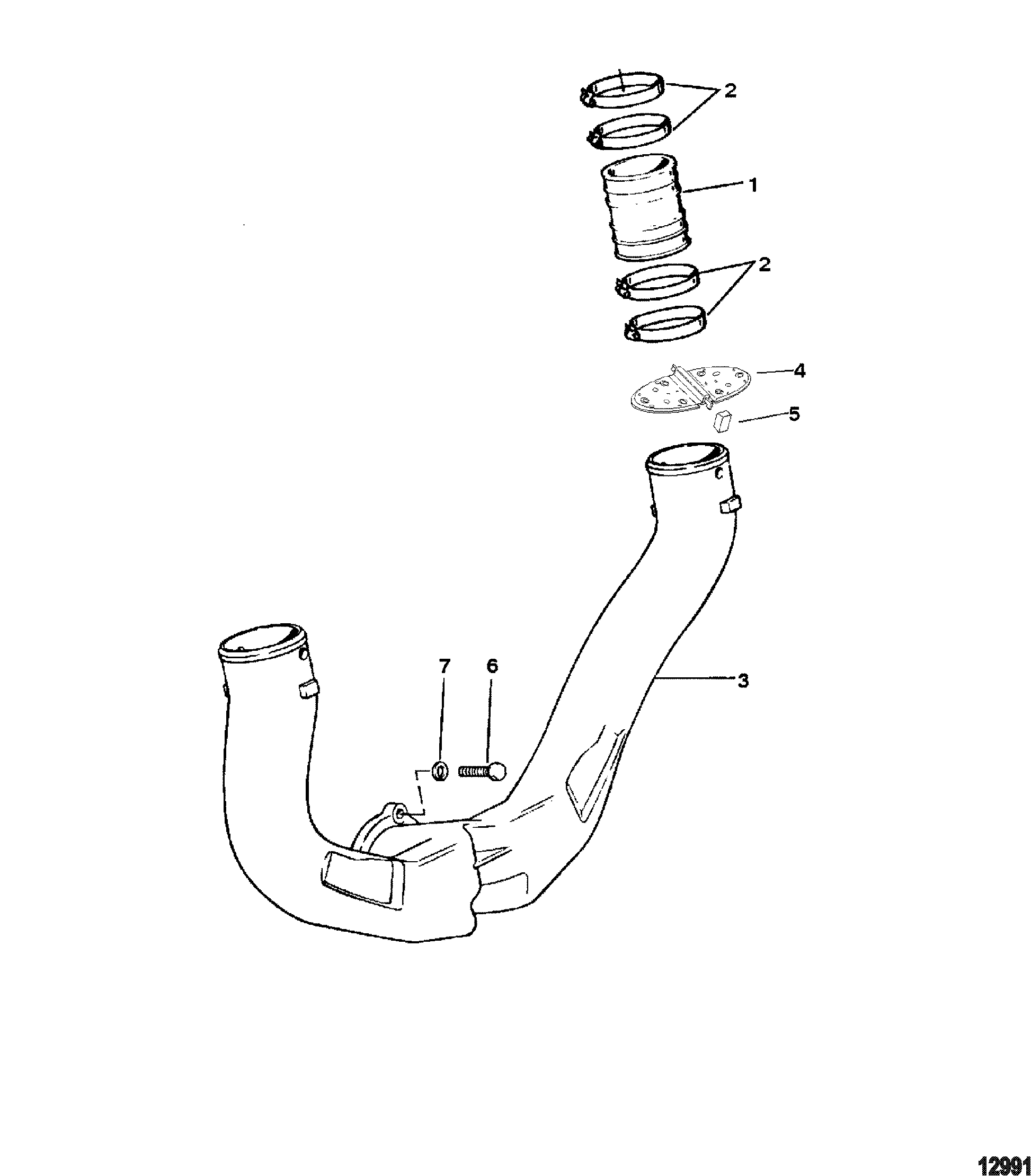 Exhaust System(Use With One Piece Manifold)