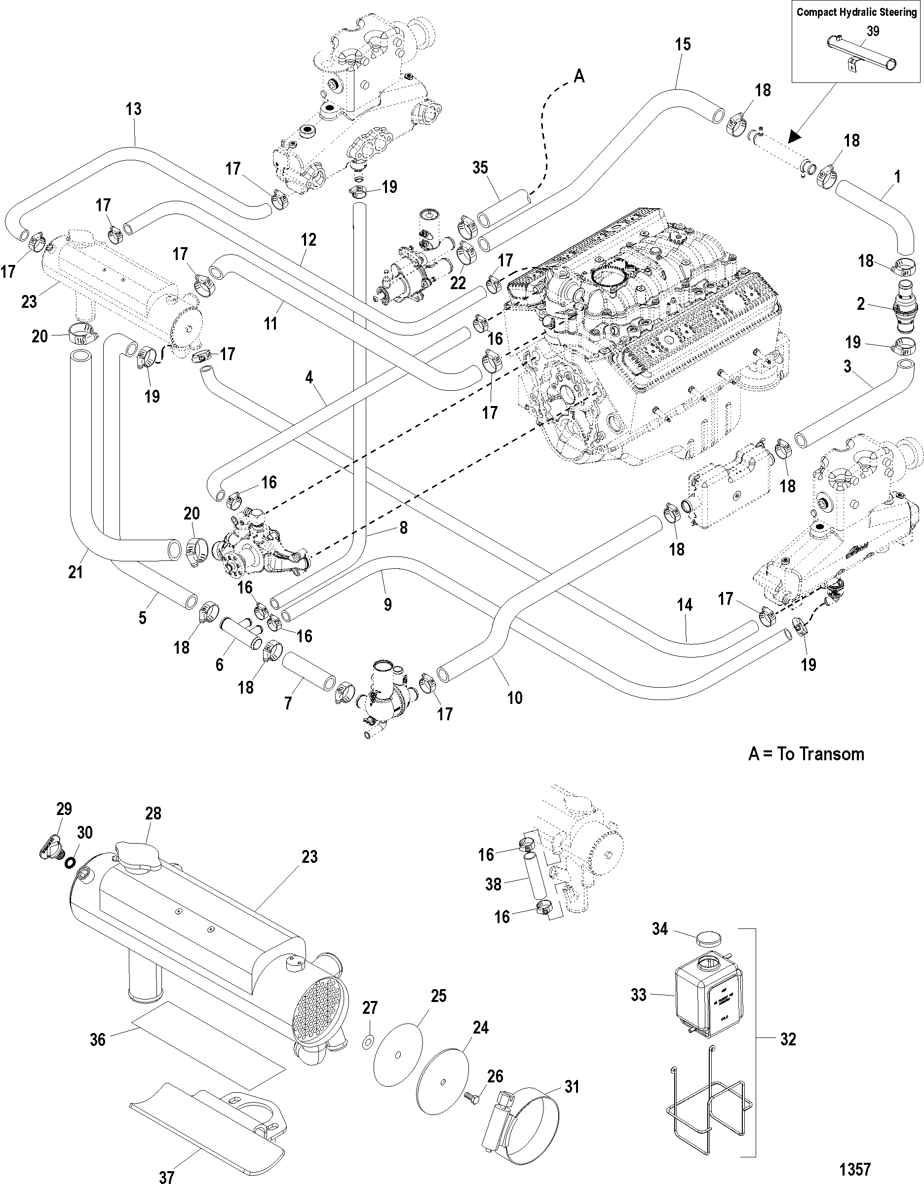 Closed Cooling System(Easy Drain)