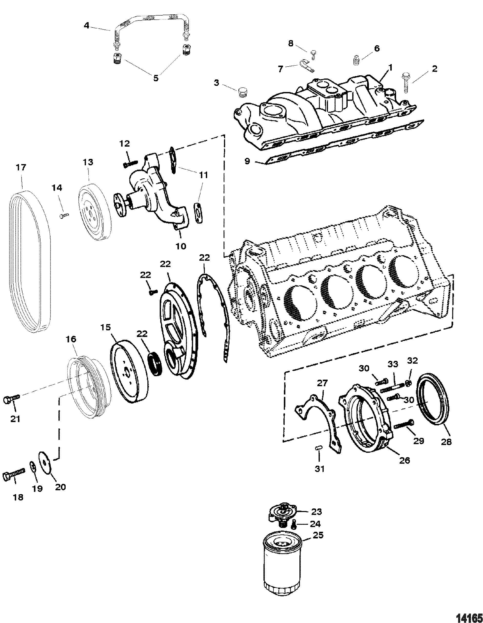 Intake Manifold And Front Cover