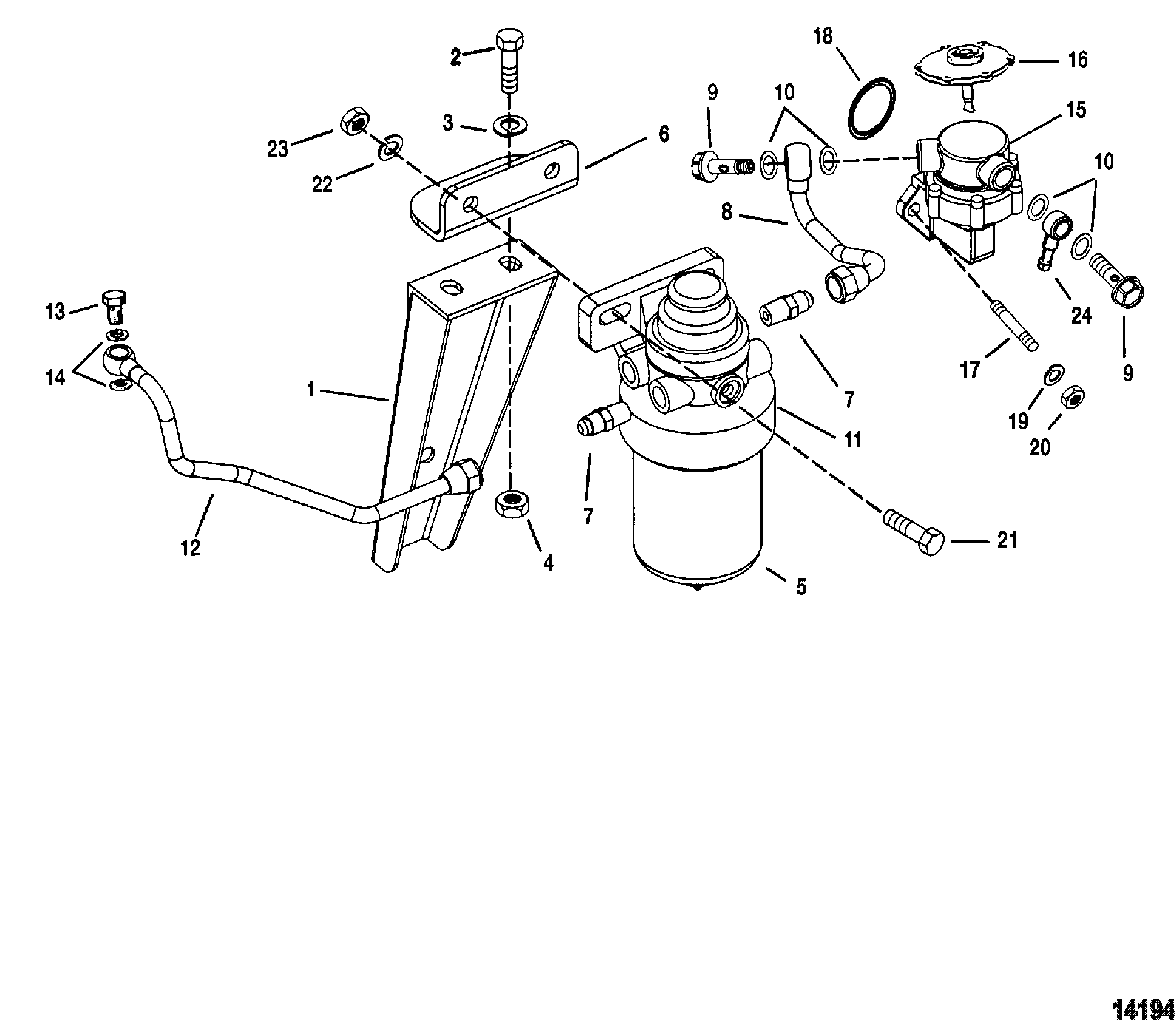 Fuel Filter(Serial # D725460, F306930 And Up)