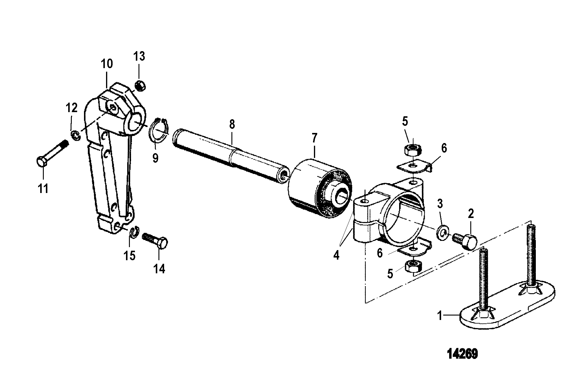 Transmission Mounting(Inboard)