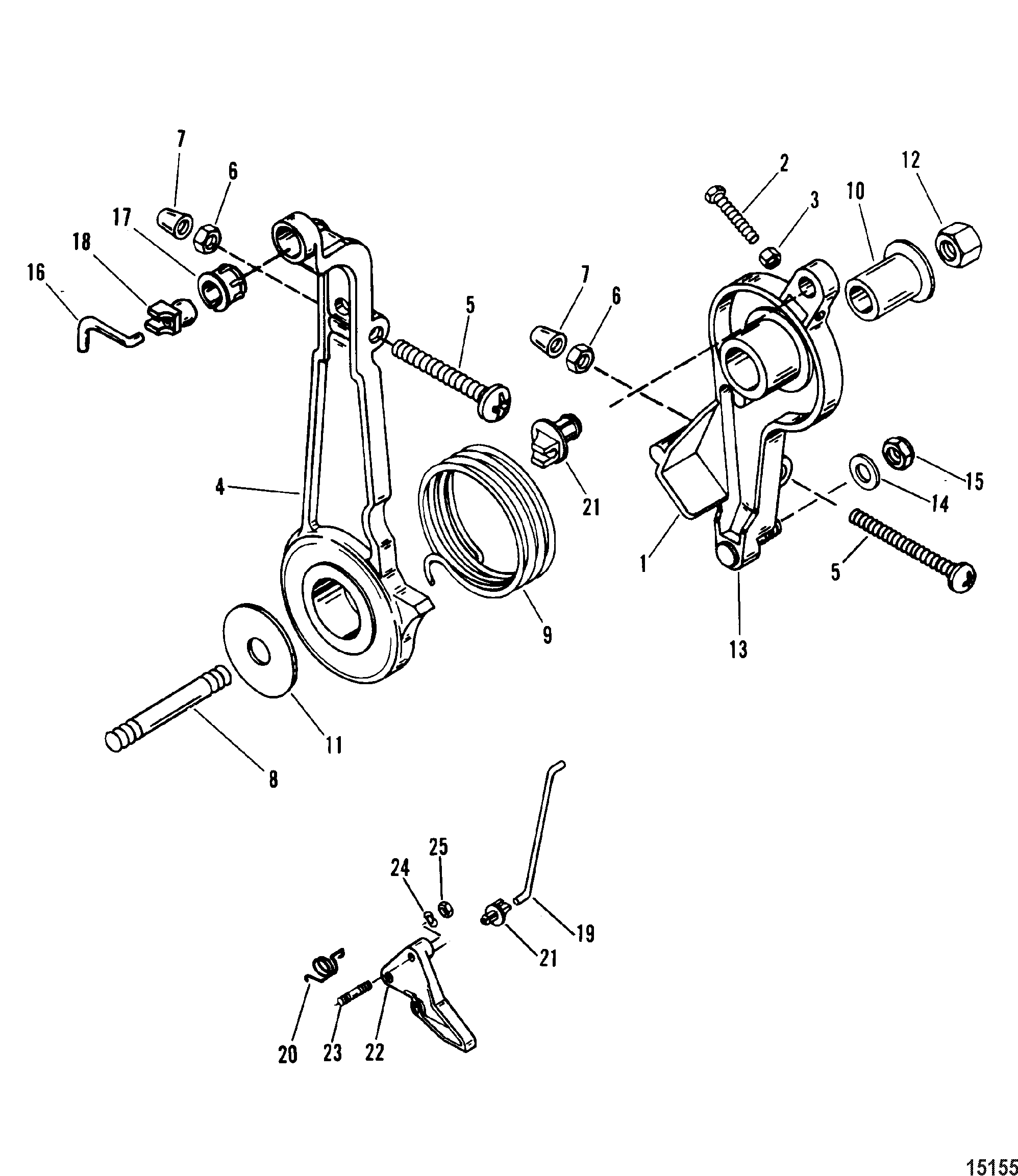 Throttle Lever And Linkage