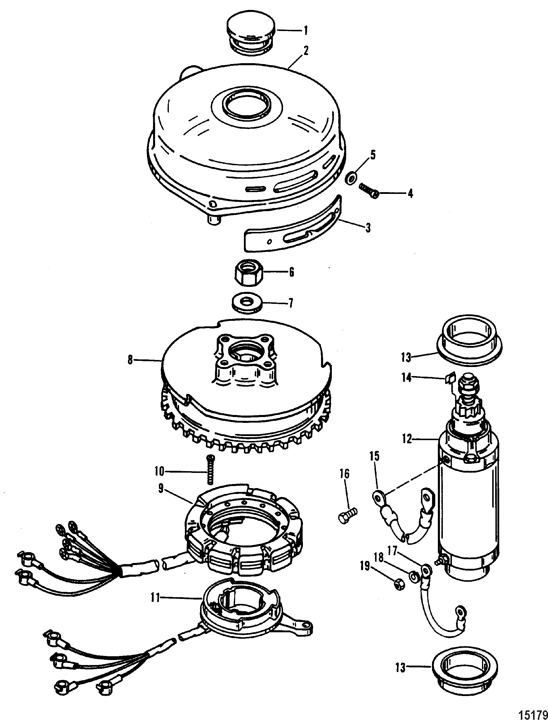 Flywheel And Starter Motor