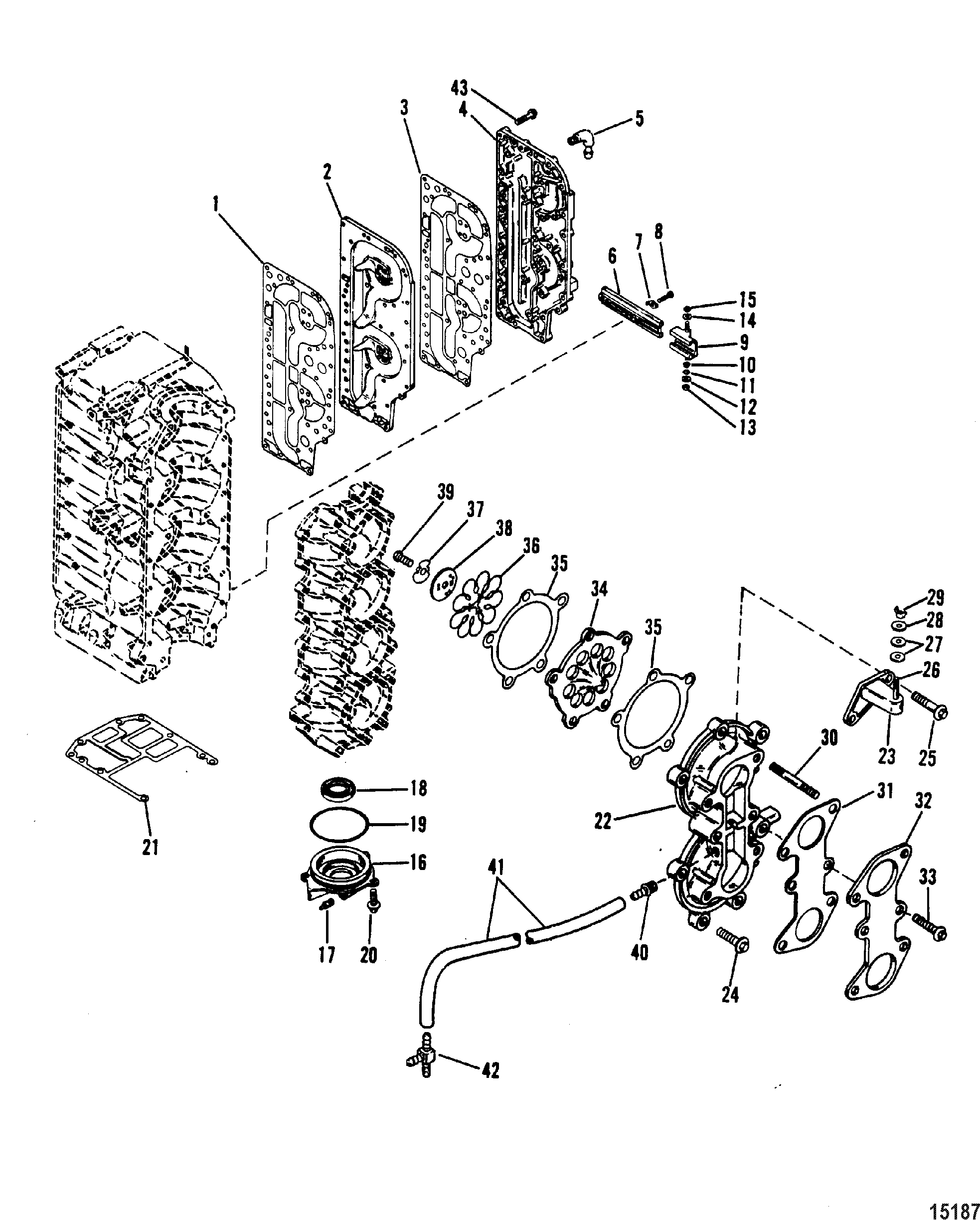 Induction Manifold And Reed Block