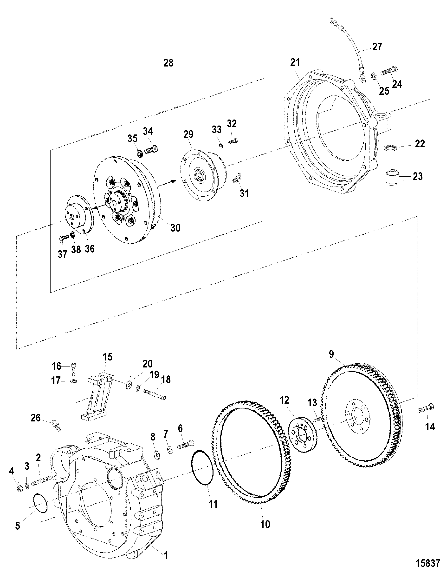 Flywheel Housing(STERNDRIVE)