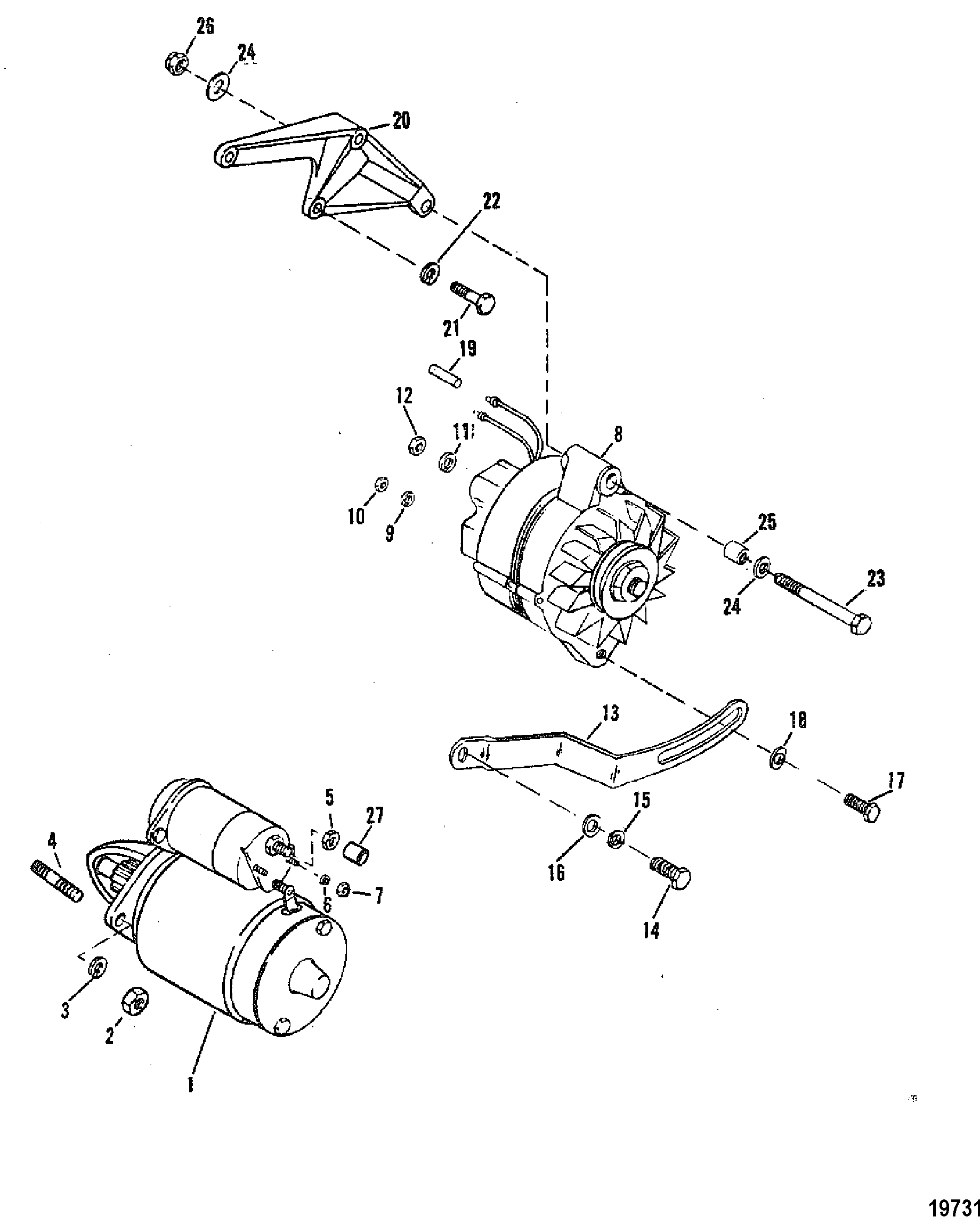 Starter Motor and Alternator