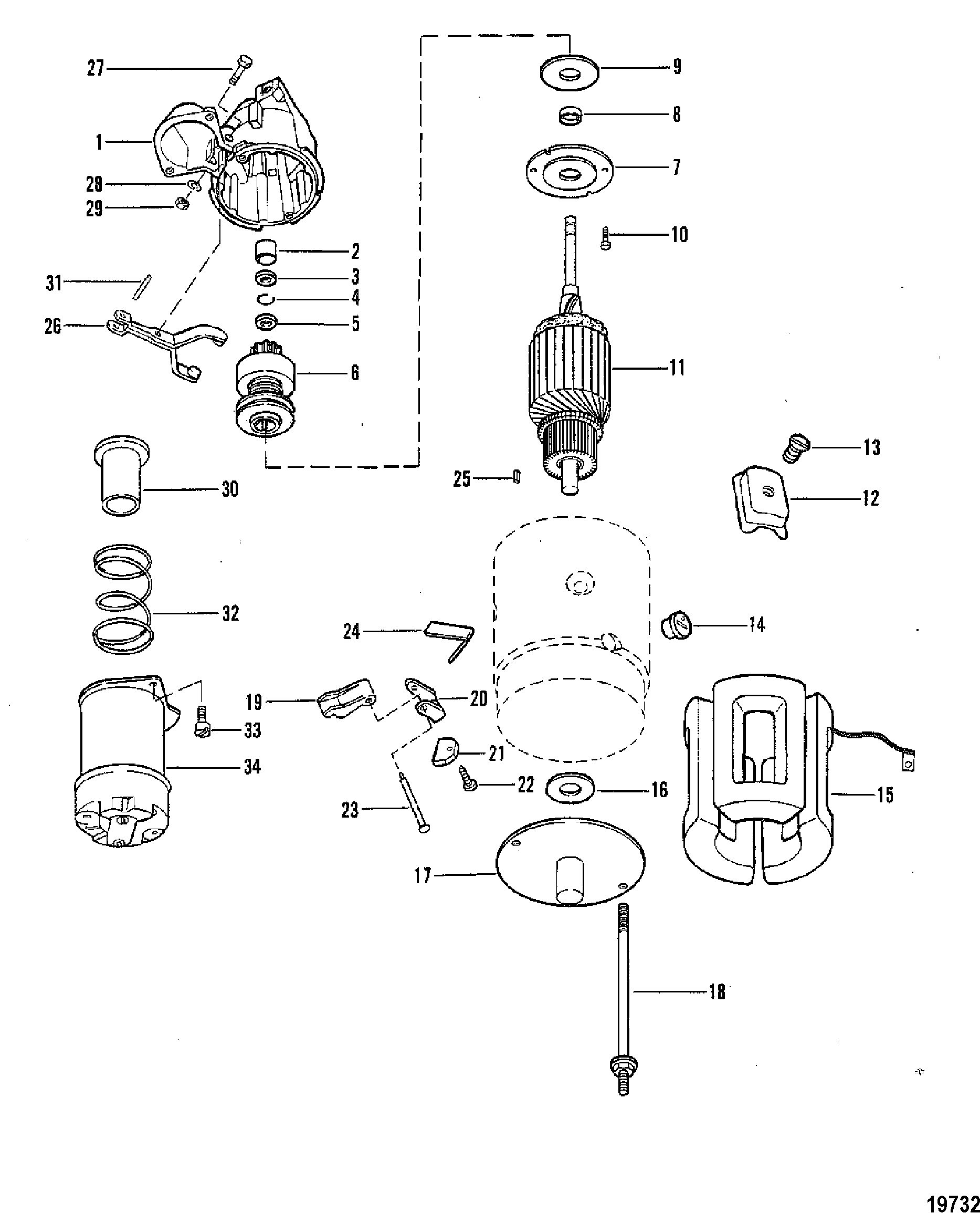 Starter Motor Assembly