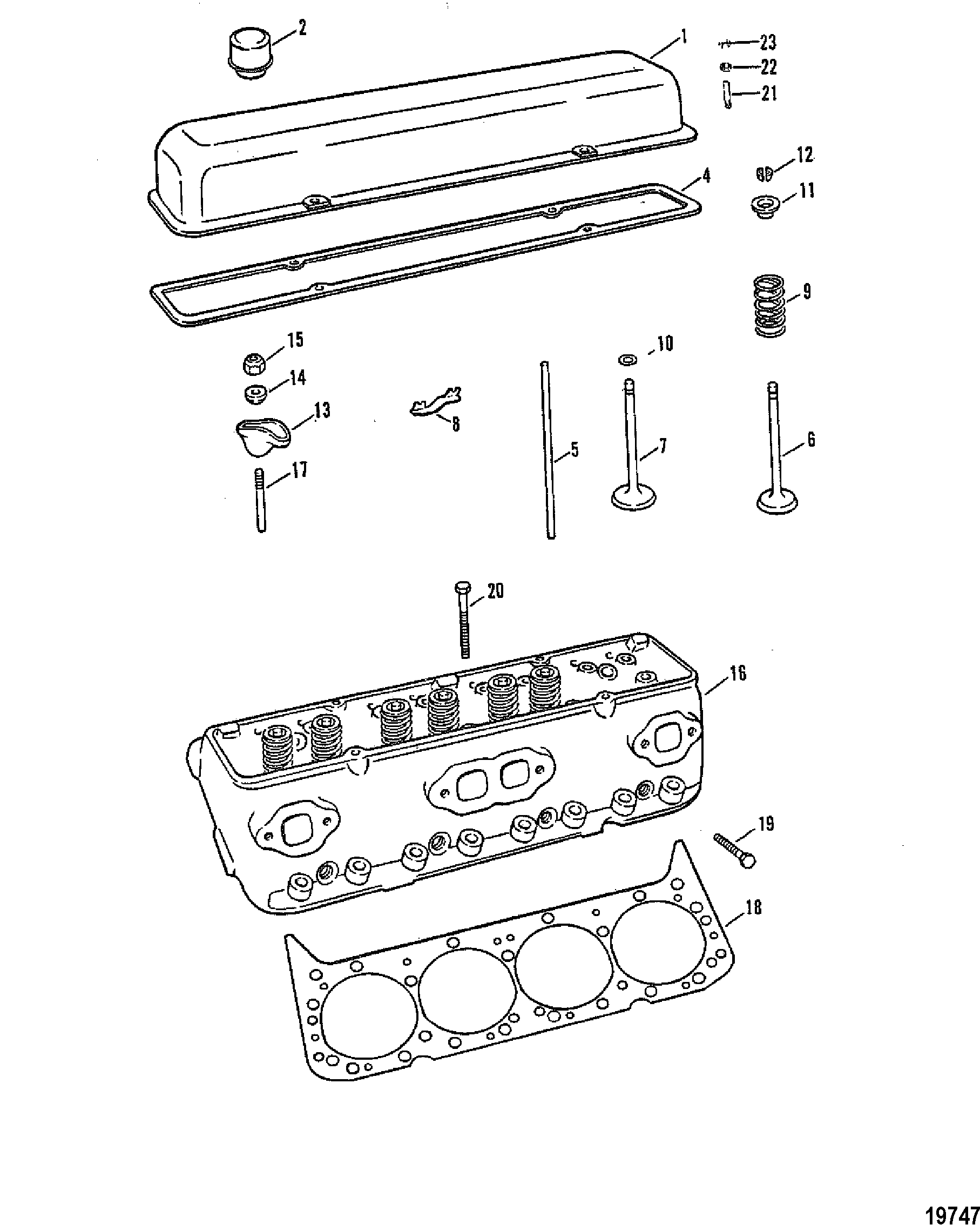Cylinder Head(370/400/440-S/N-5670298 & Below)