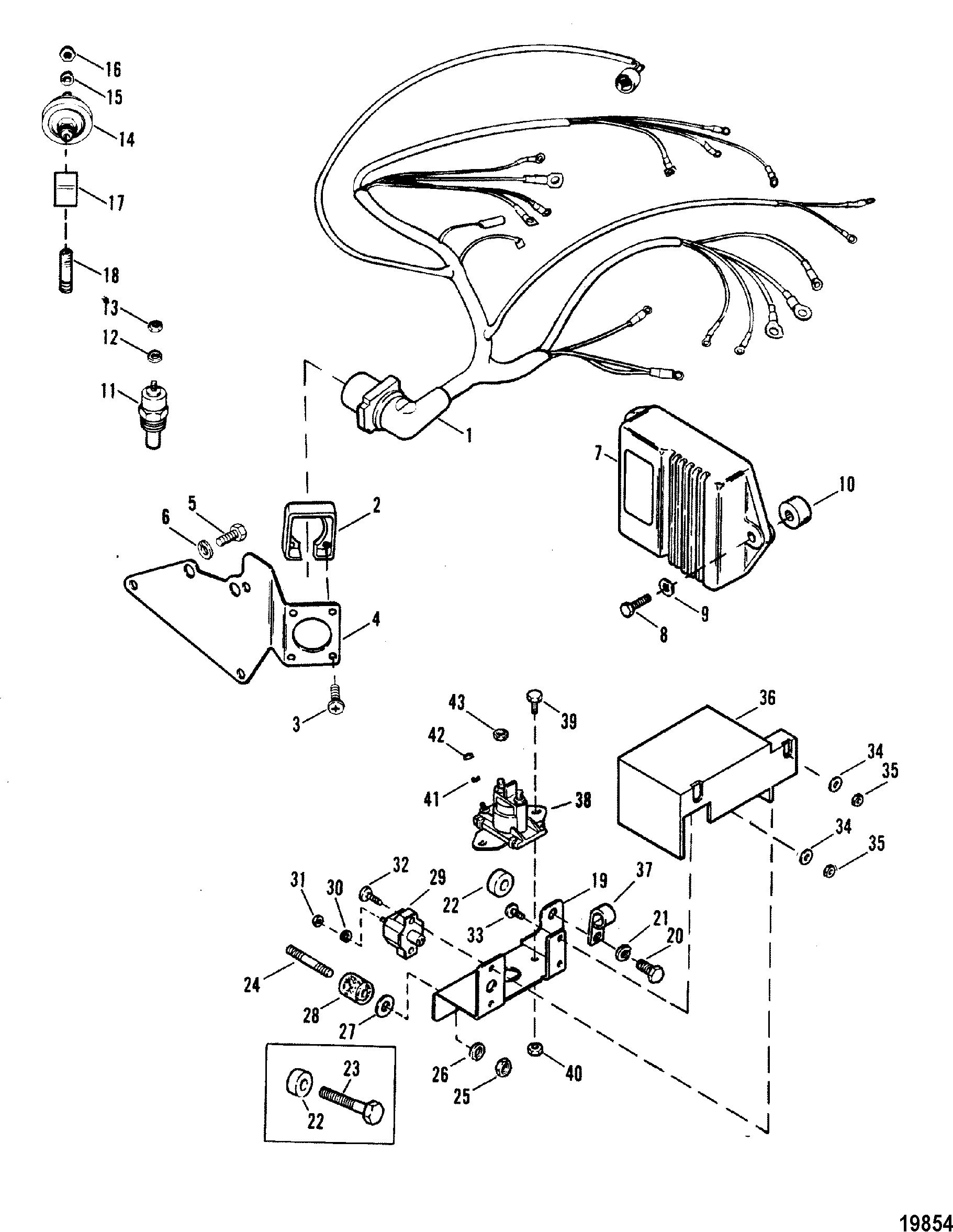 WIRING HARNESS, ELECTRICAL AND IGNITION