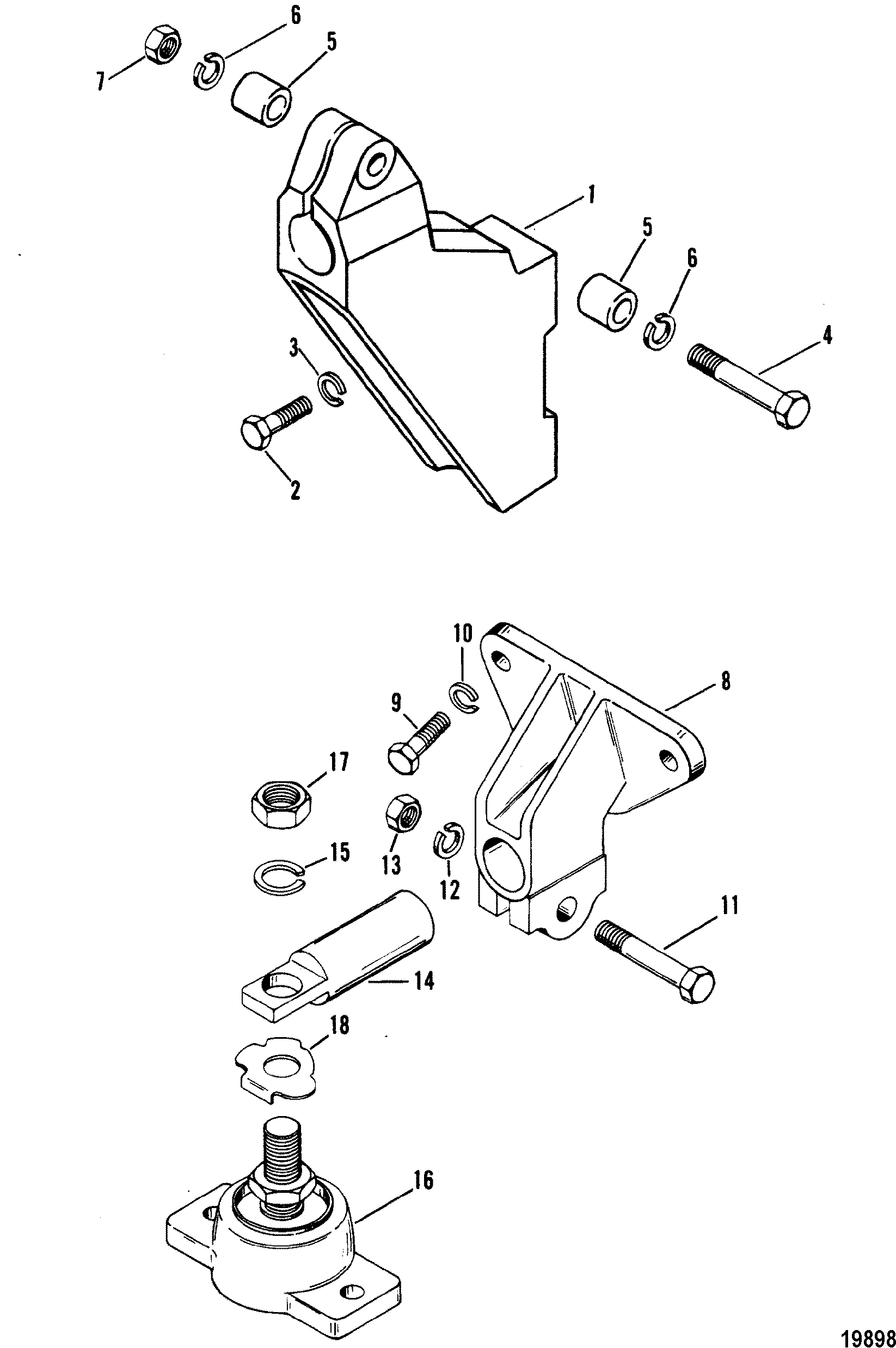 TRANSMISSION AND ENGINE MOUNTING(IN-LINE)