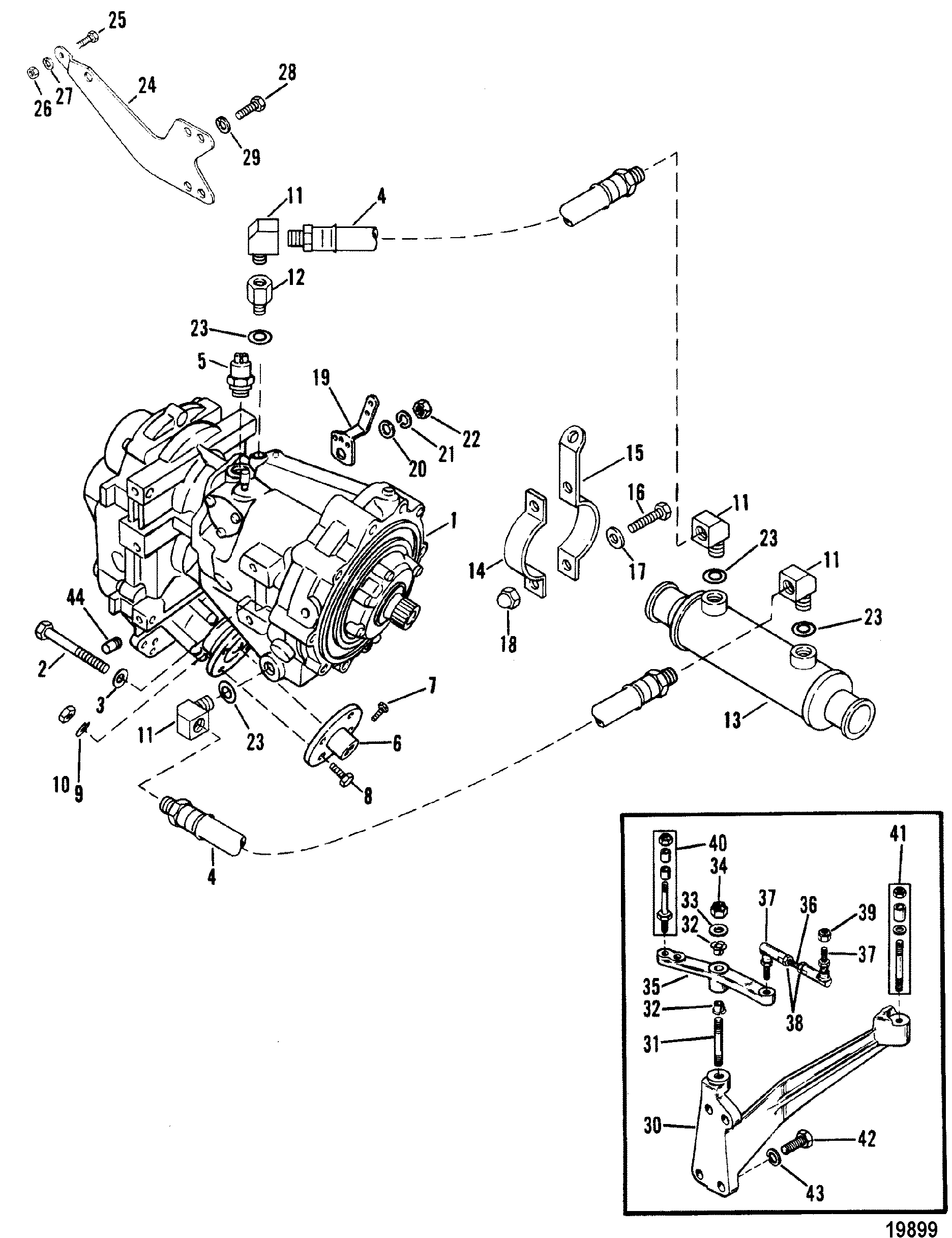 TRANSMISSION AND RELATED PARTS(V-DRIVE)
