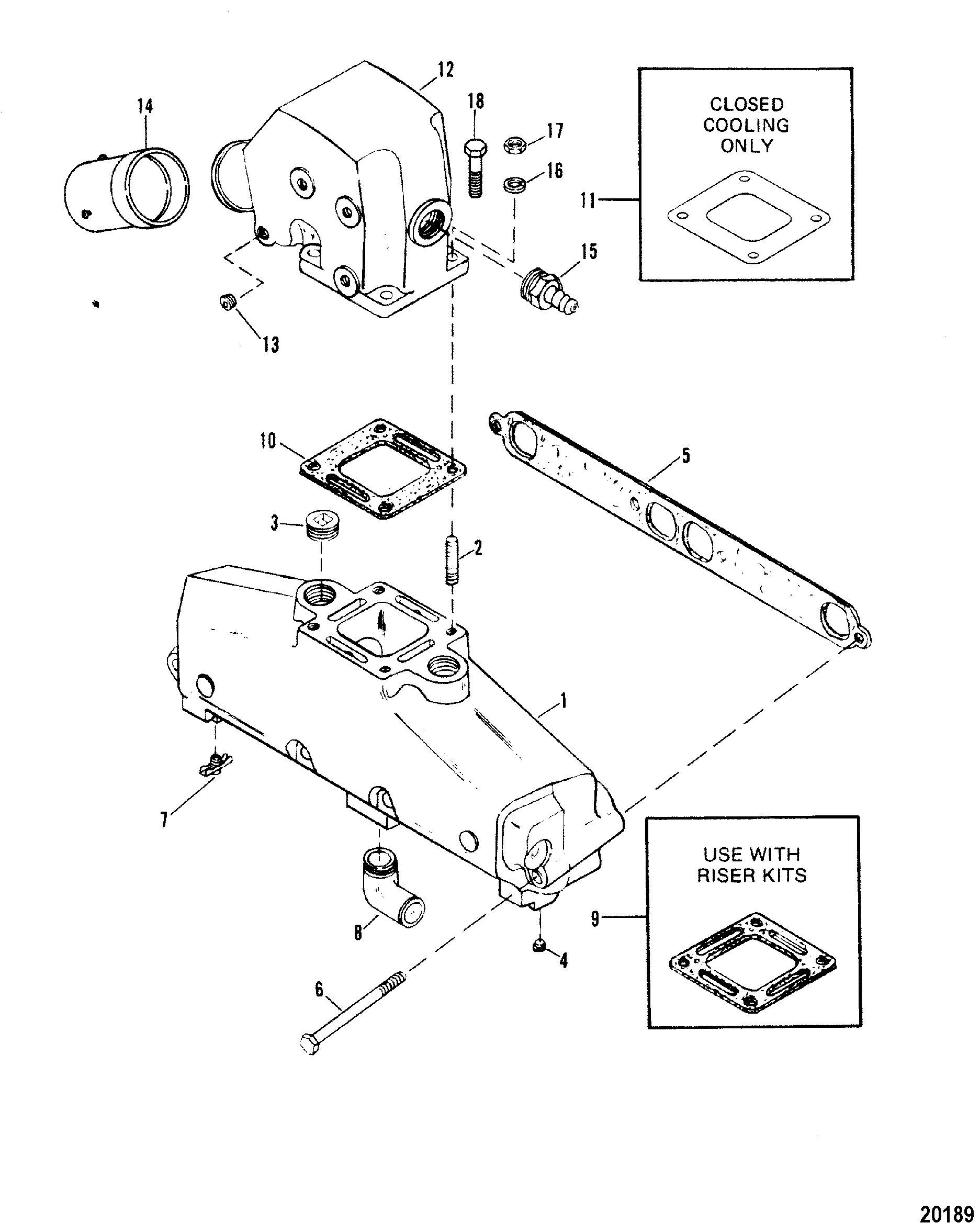 EXHAUST MANIFOLD AND EXHAUST ELBOW