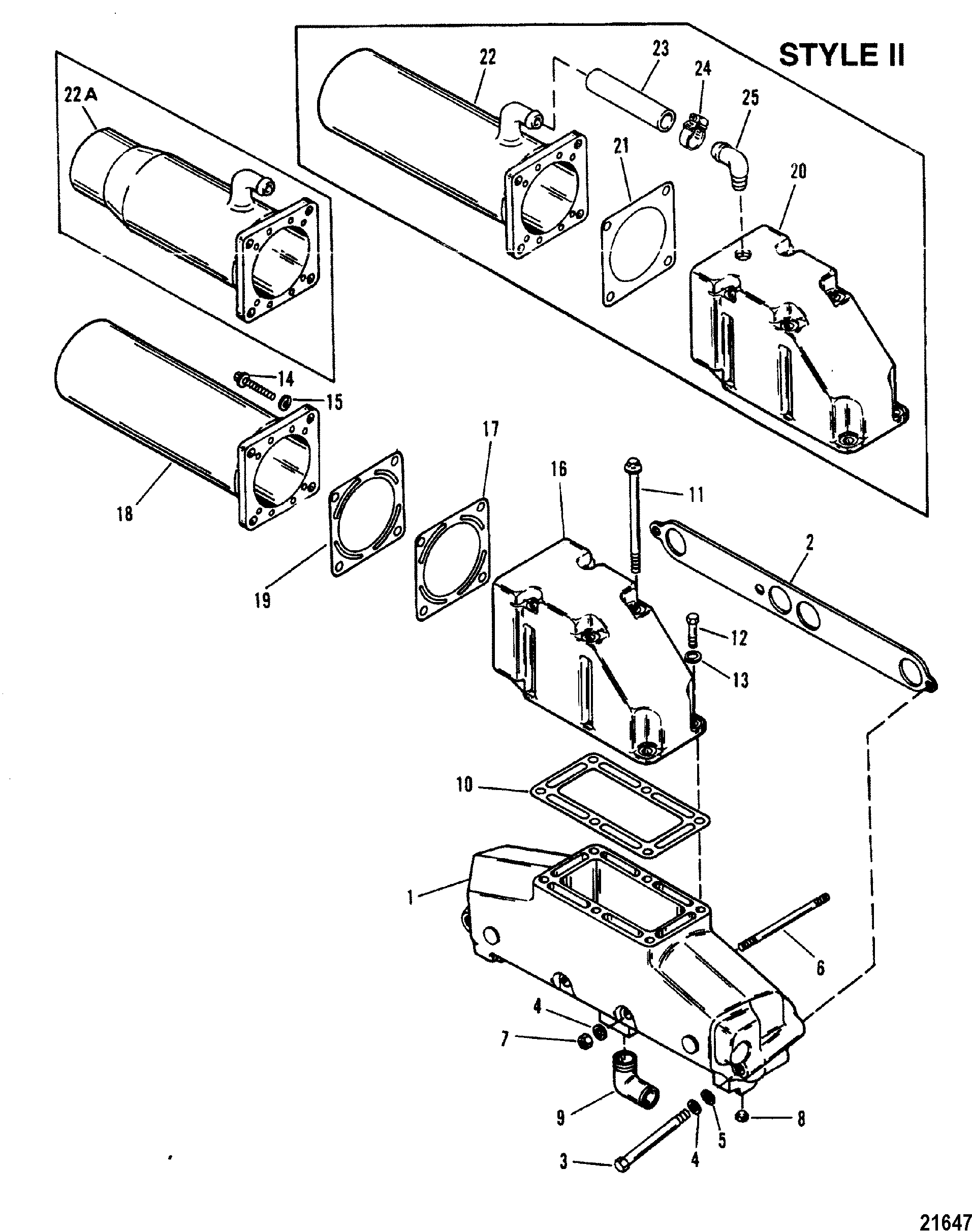 Exhaust Manifold / Elbow(Mercruiser System)