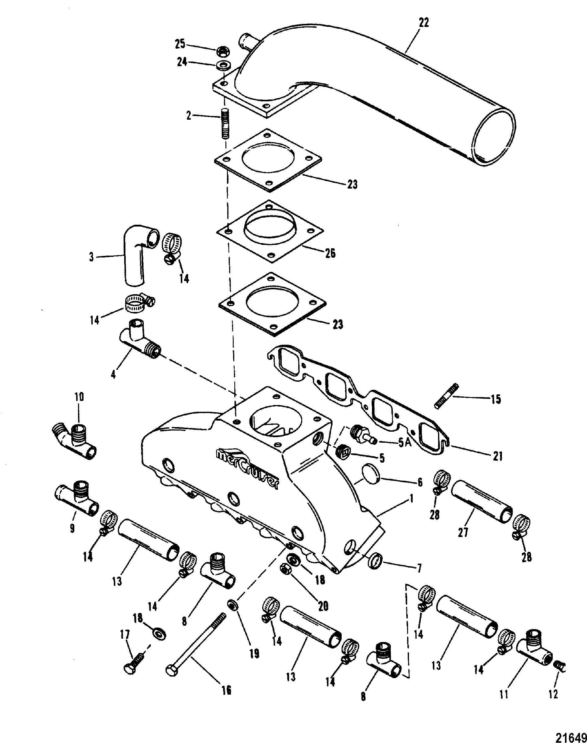 Exhaust Manifold / Elbow(425 GIL System)