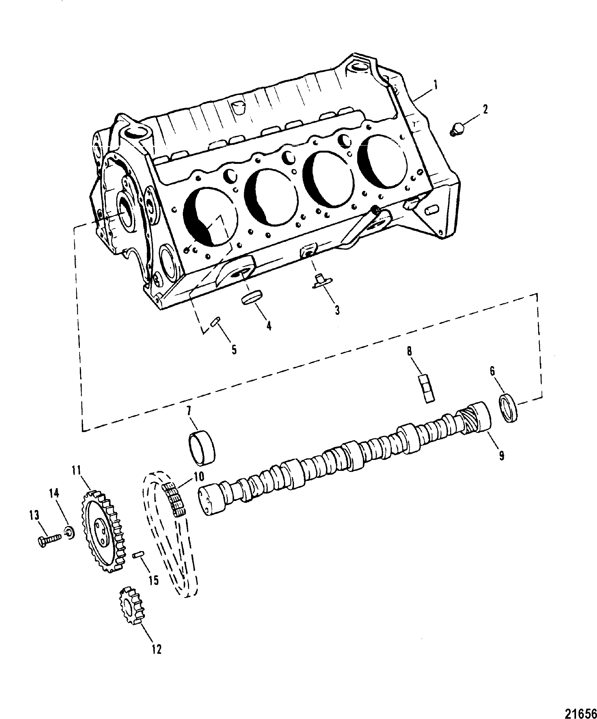 Cylinder Block And Camshaft