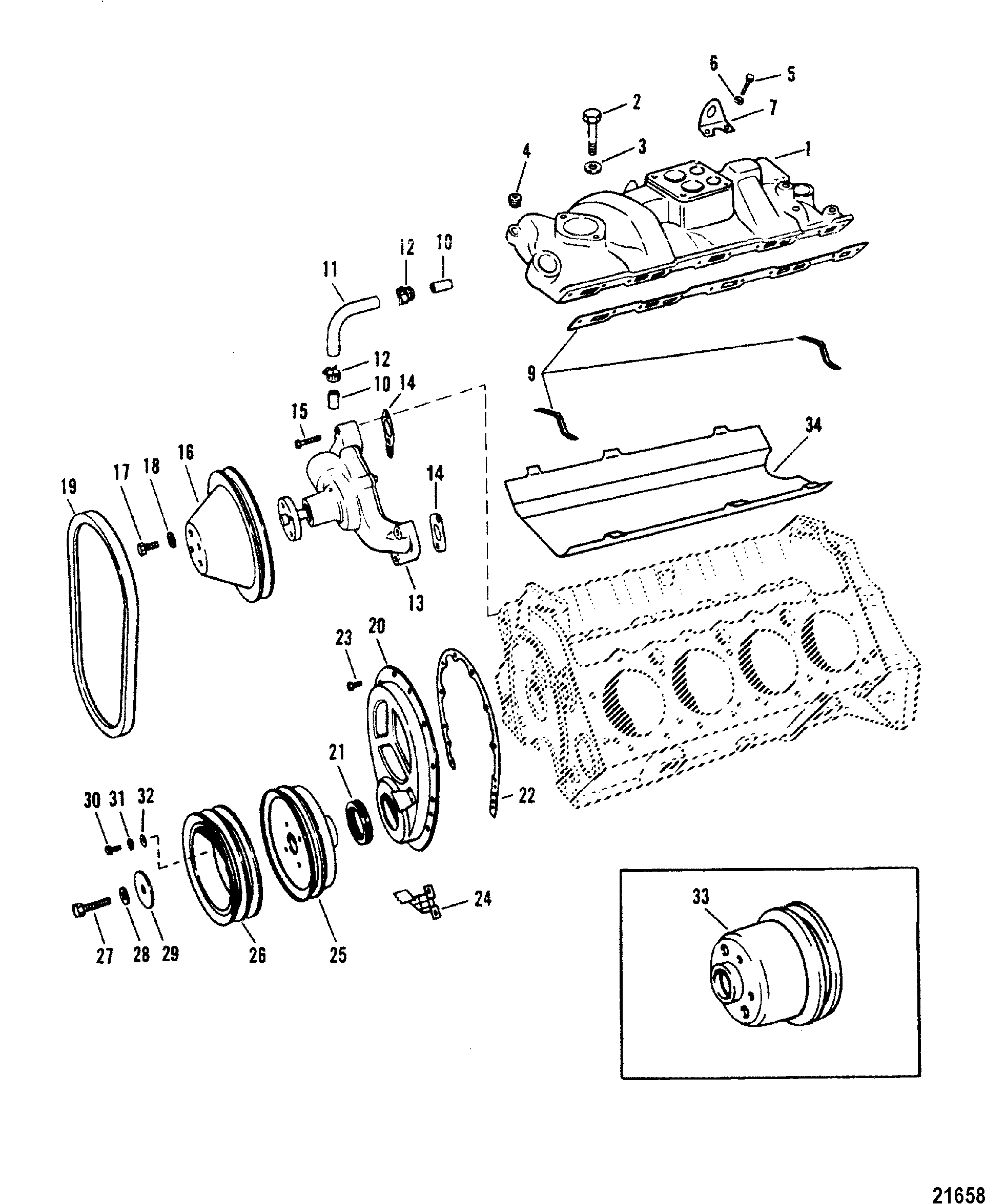Intake Manifold And Front Cover