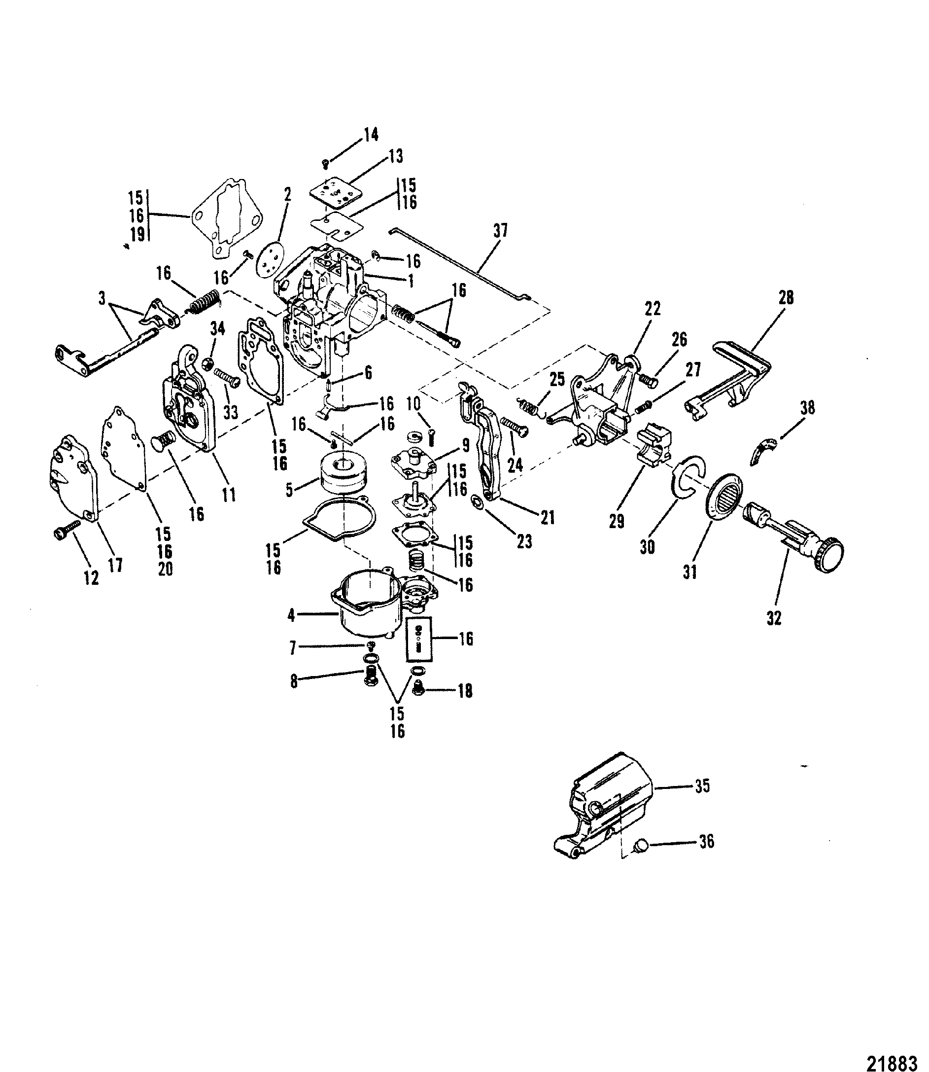 Carburetor Assembly(XR10/Magnum 10)