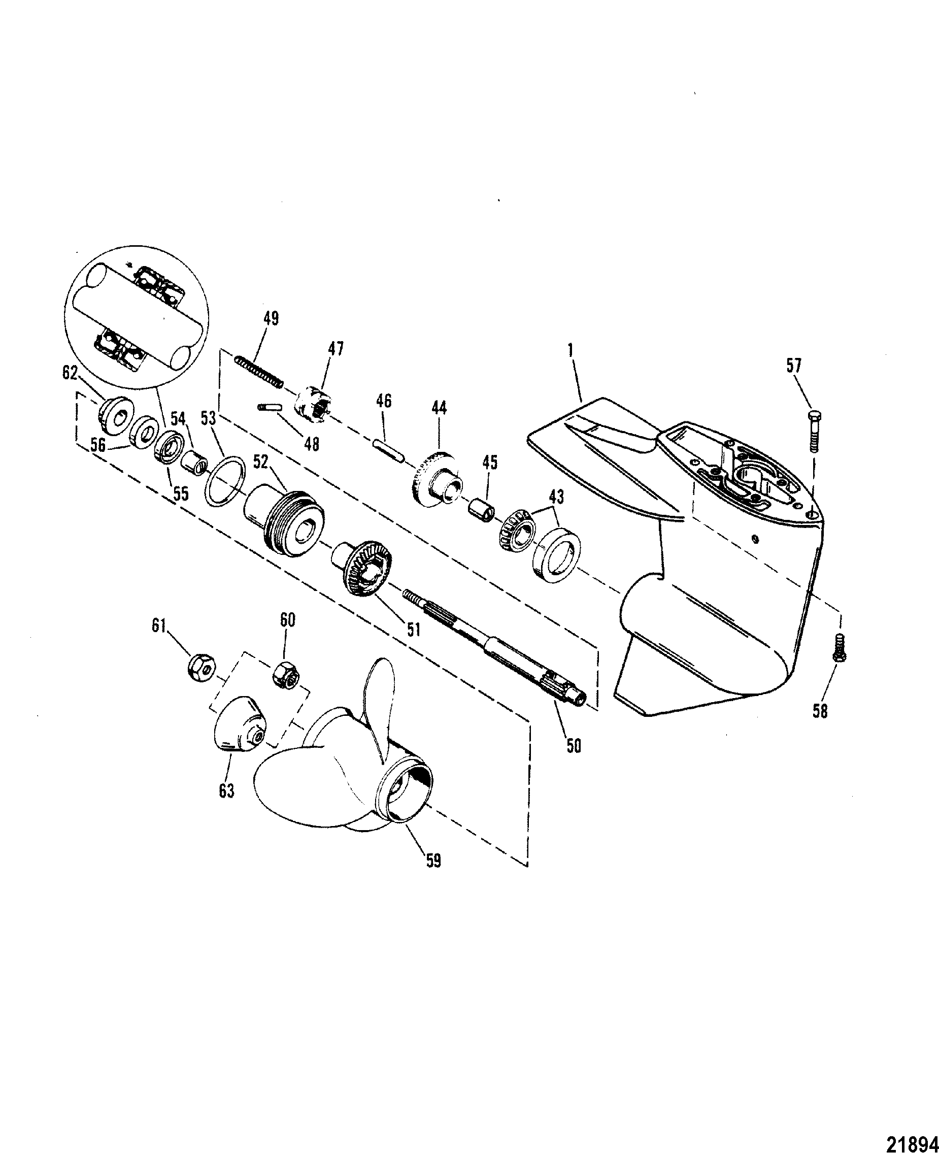 Gear Housing(Propeller Shaft)