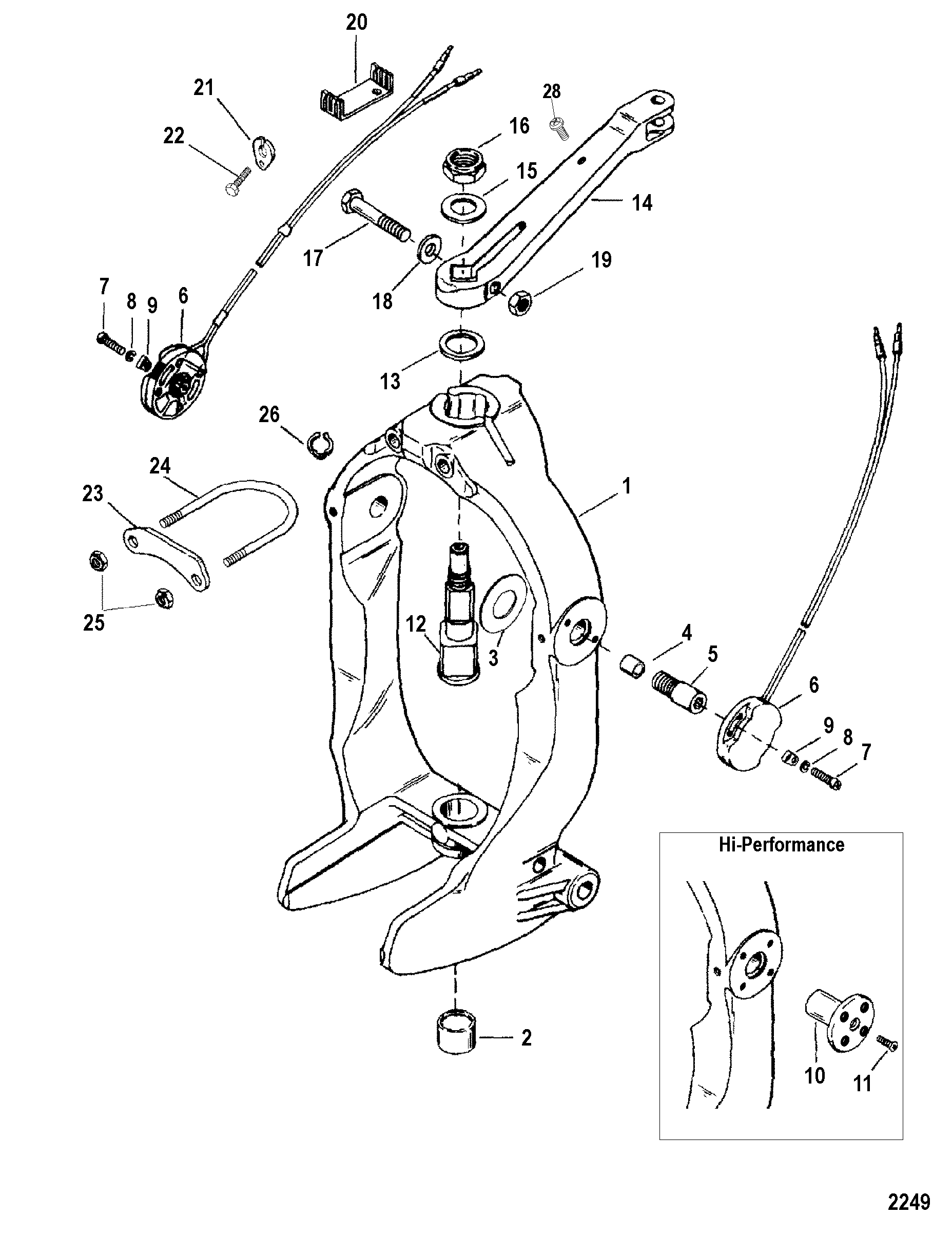 Gimbal Ring And Steering Lever