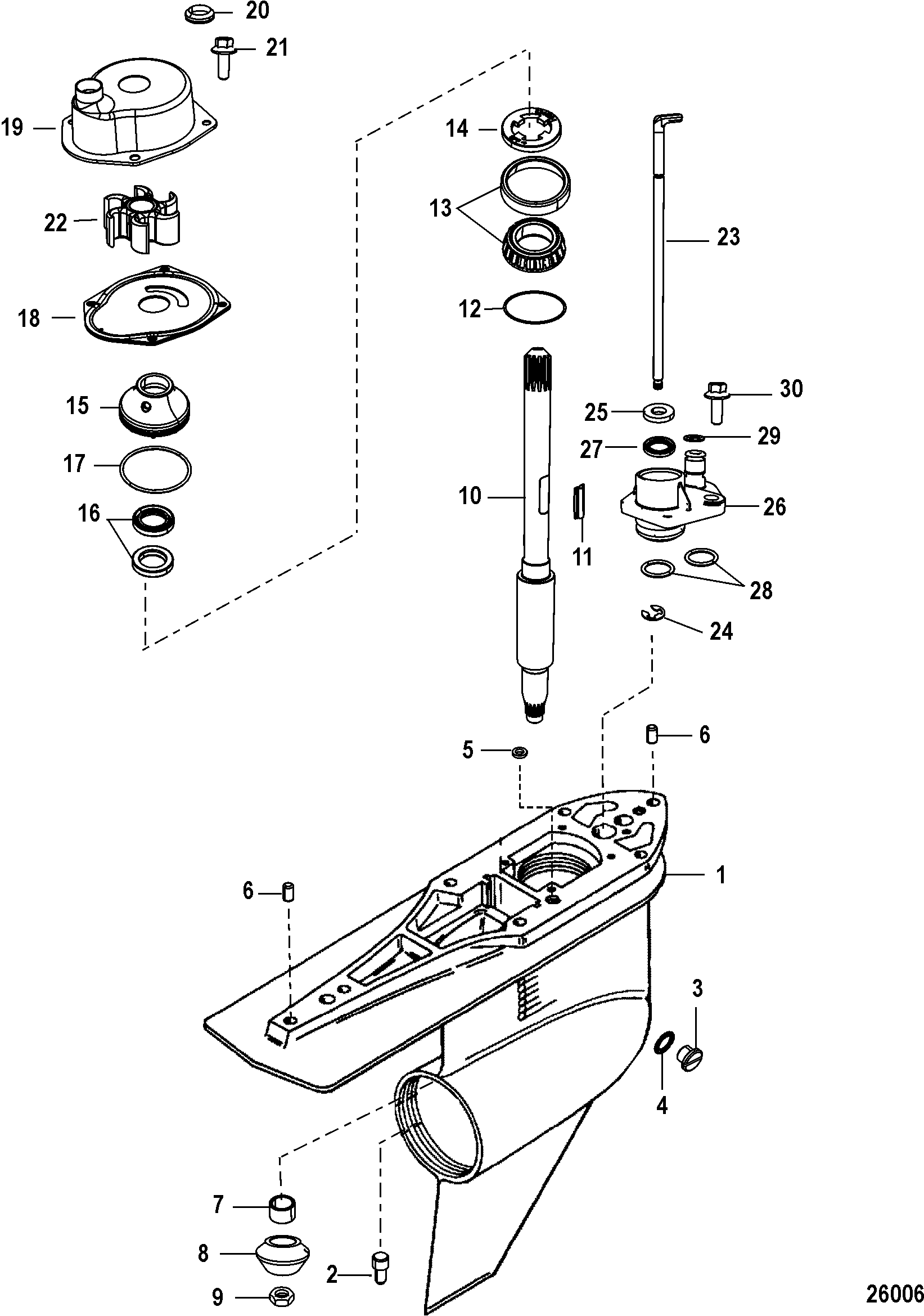 Gear Housing(Driveshaft)