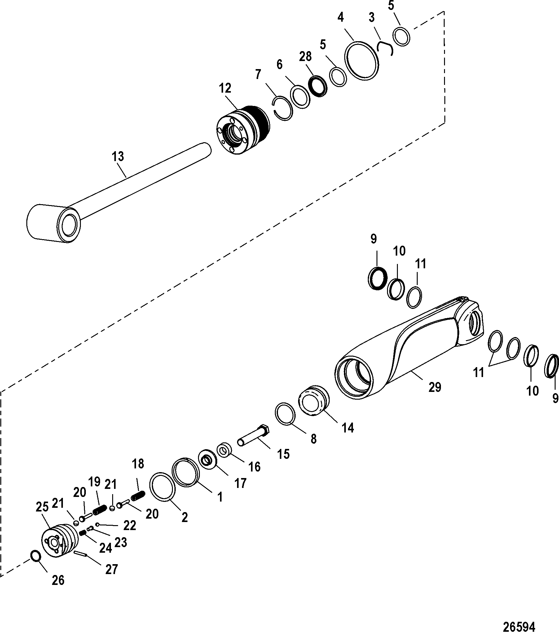 Power Trim Cylinder Repair Kits