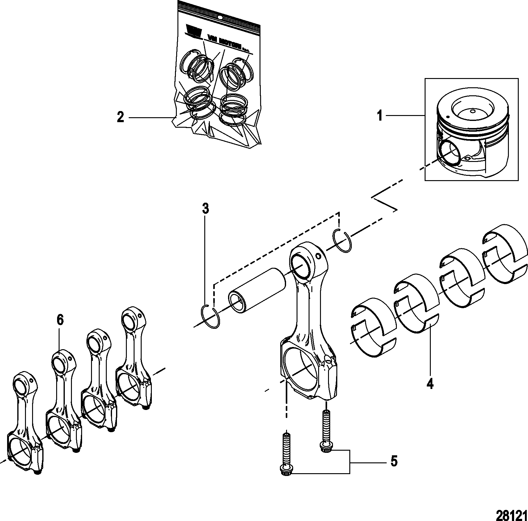 Connecting Rod and Piston