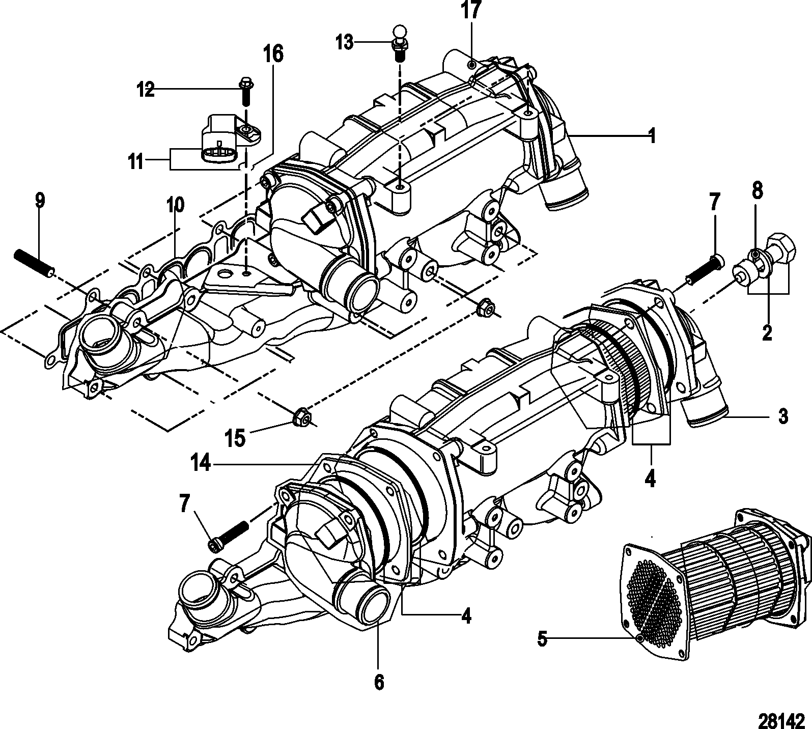Intake Manifold/Heat Exchanger