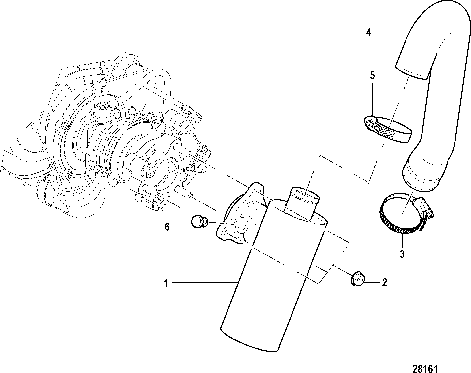 Exhaust Components, Inboard