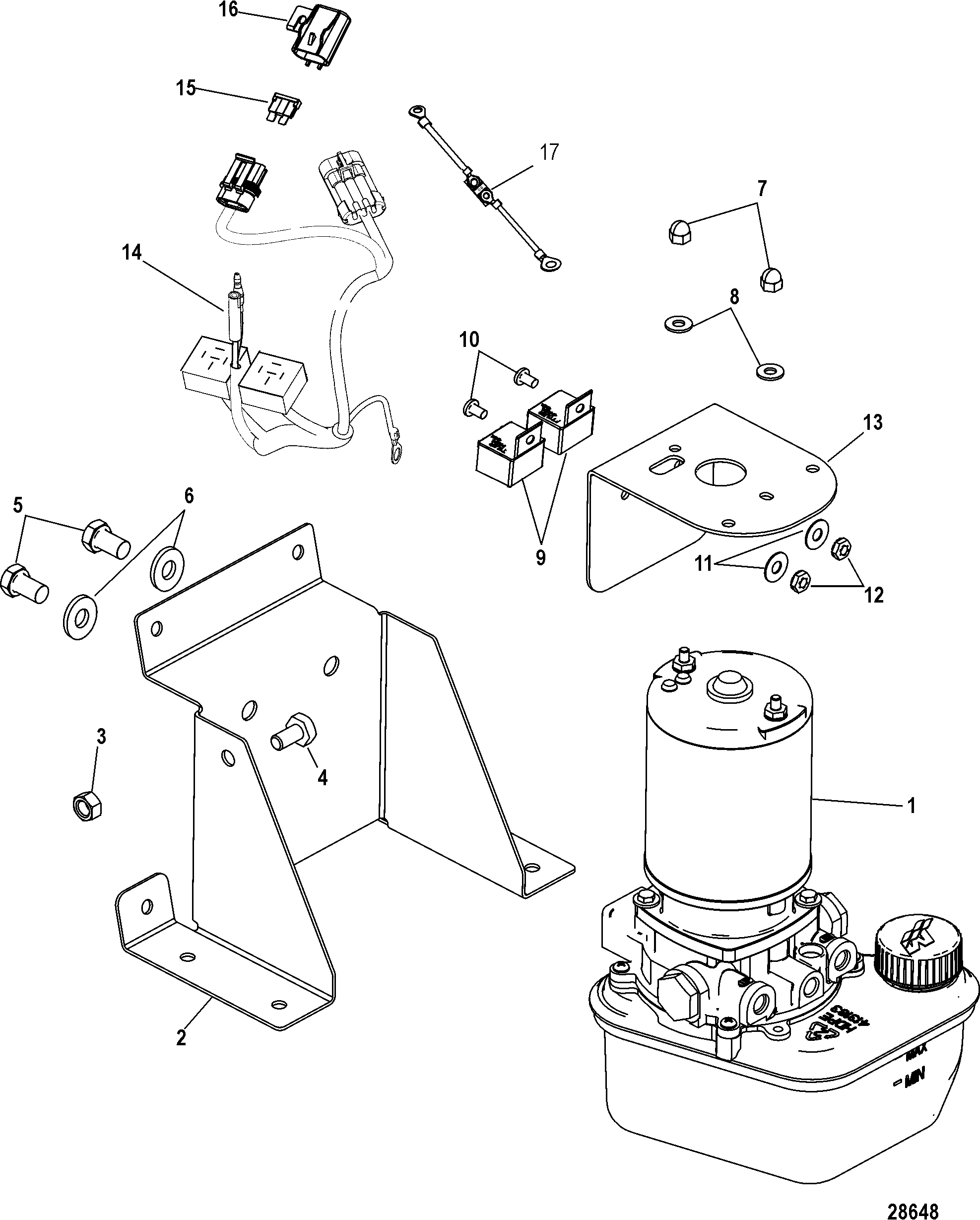 Trim Pump Assembly(Complete)