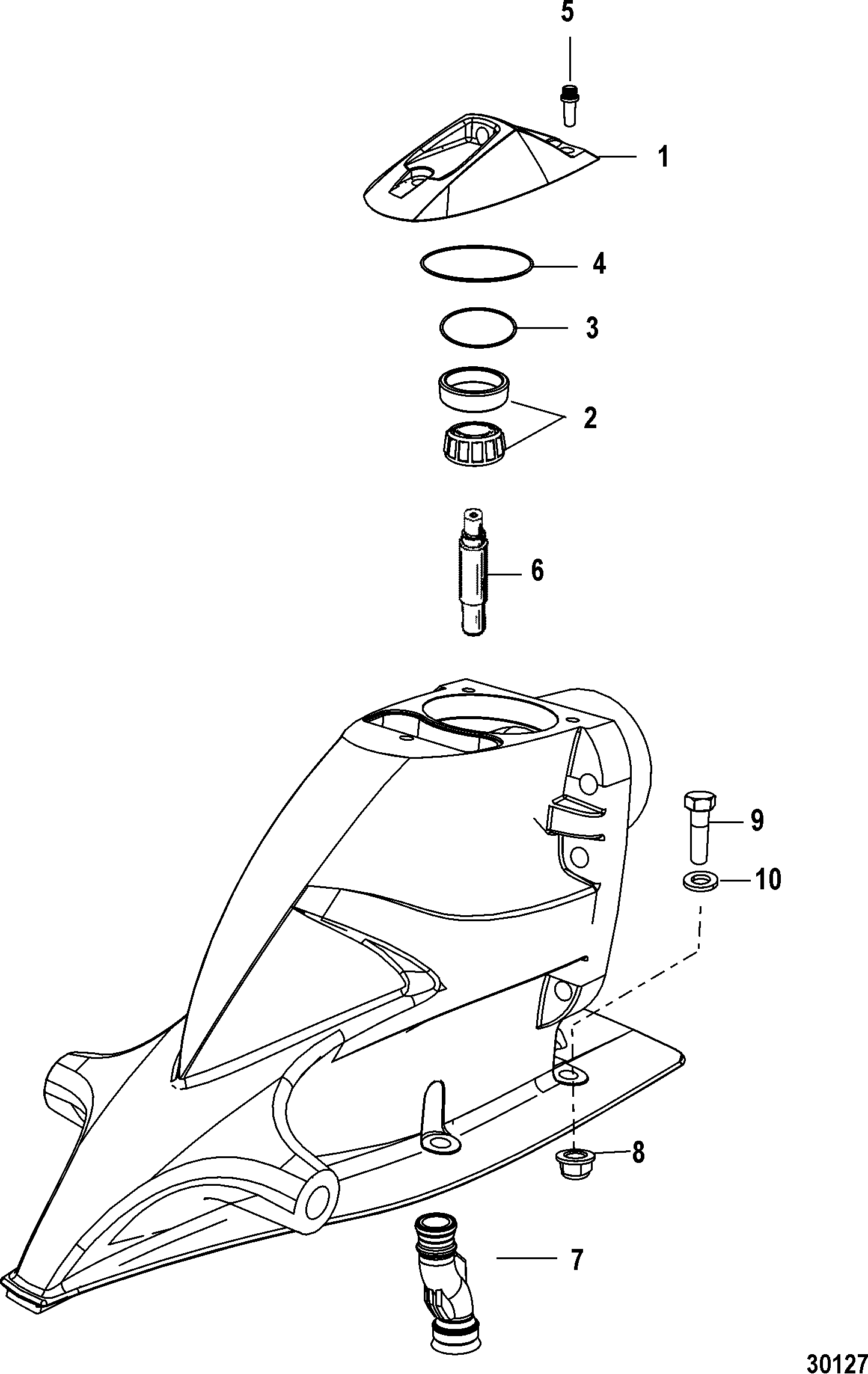 Driveshaft Housing and Driveshaft