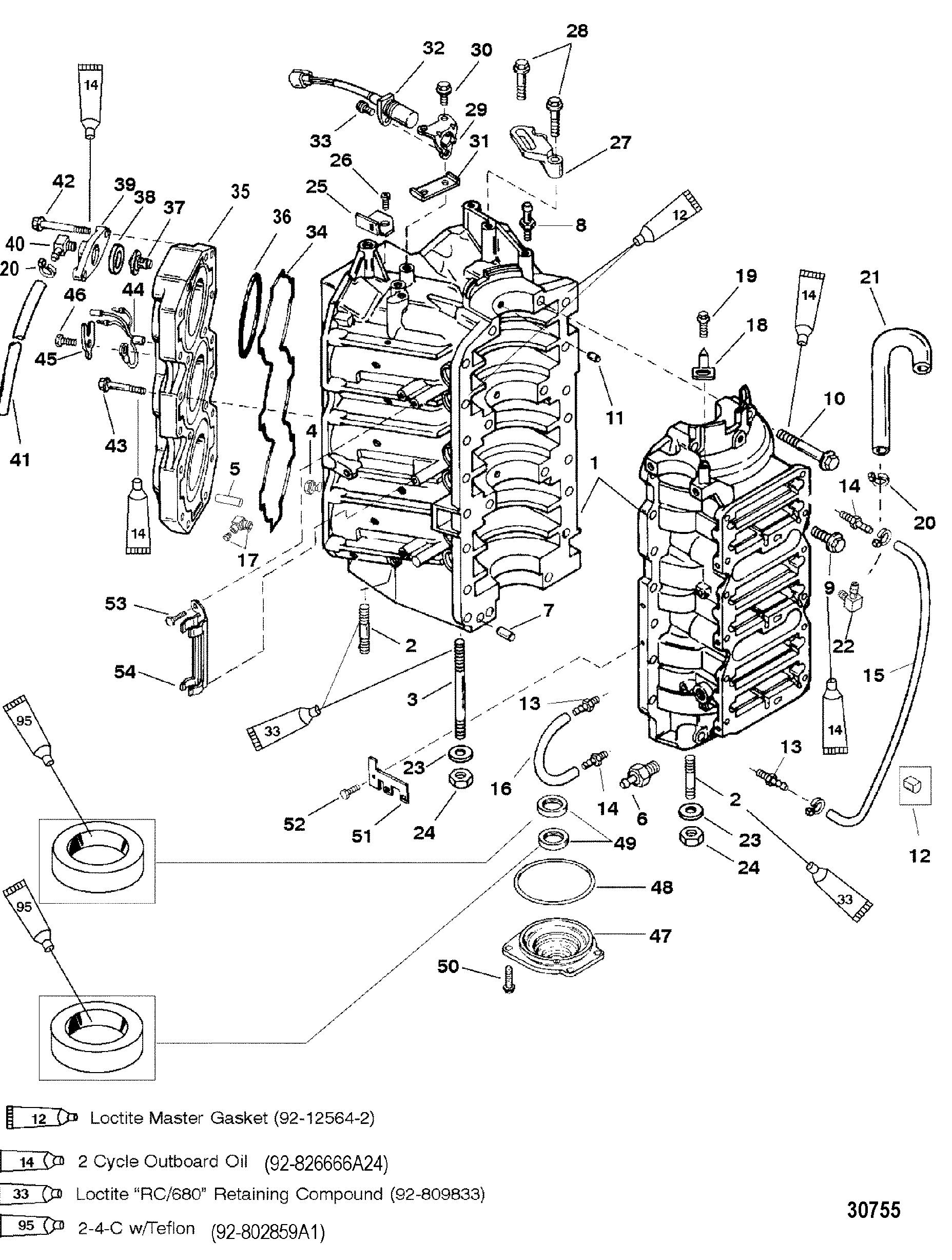 CYLINDER BLOCK AND END CAP