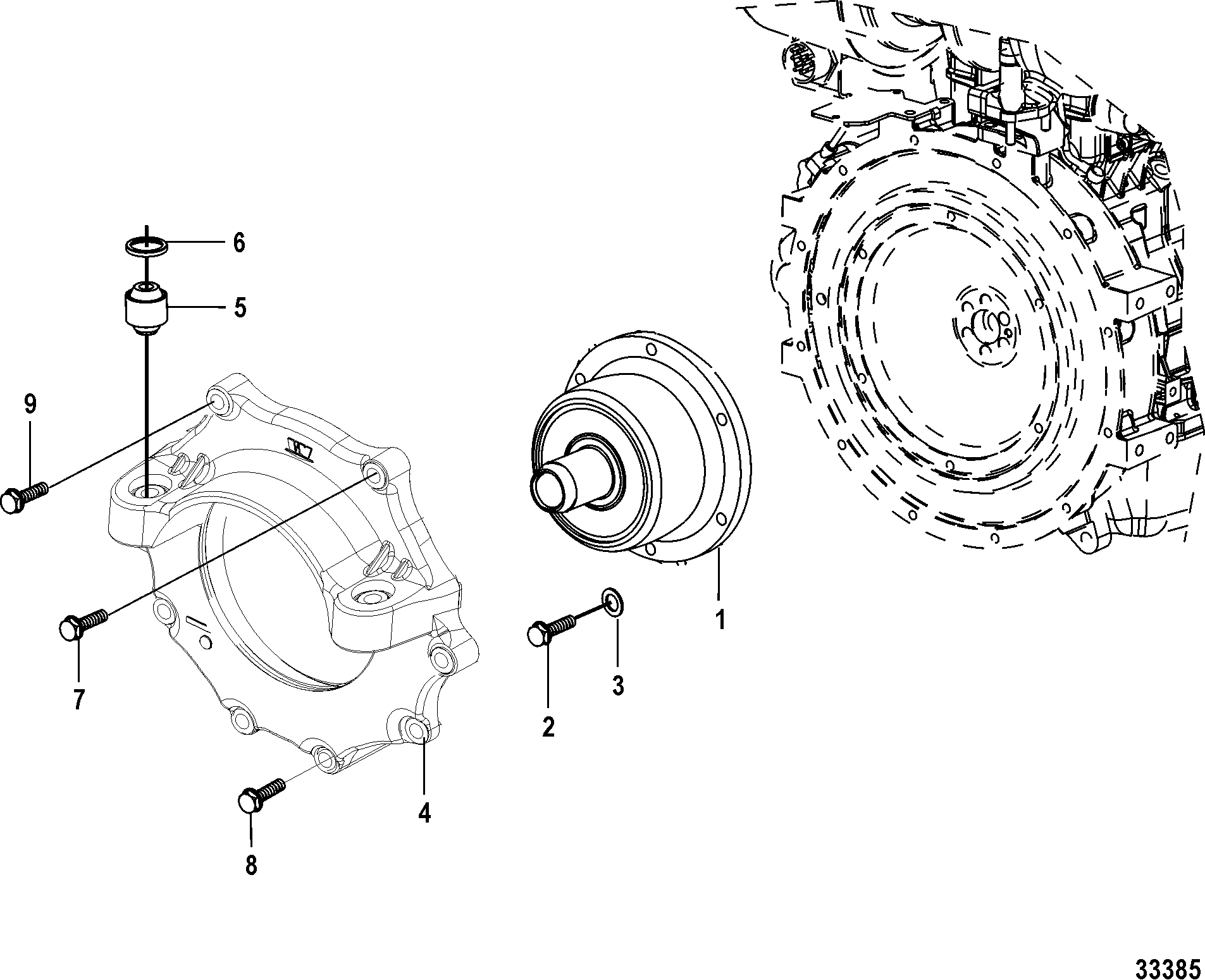 Flywheel Housing Cover(Sterndrive)