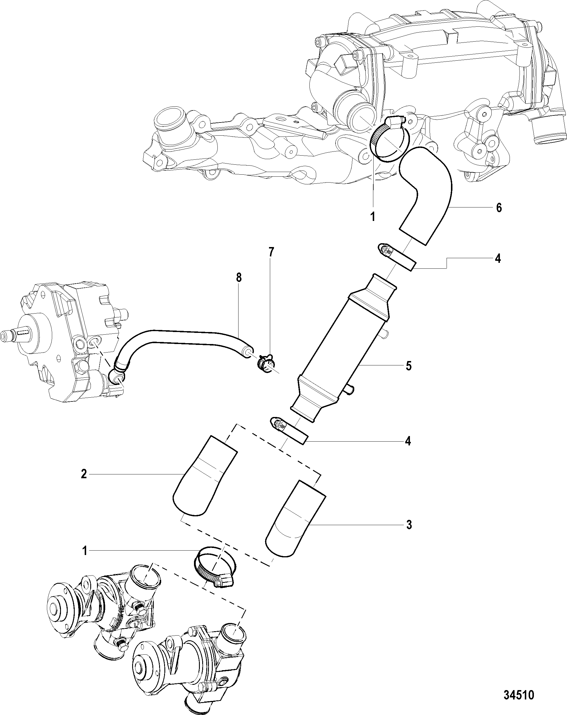 Fuel Cooler Kit (8M2012374)