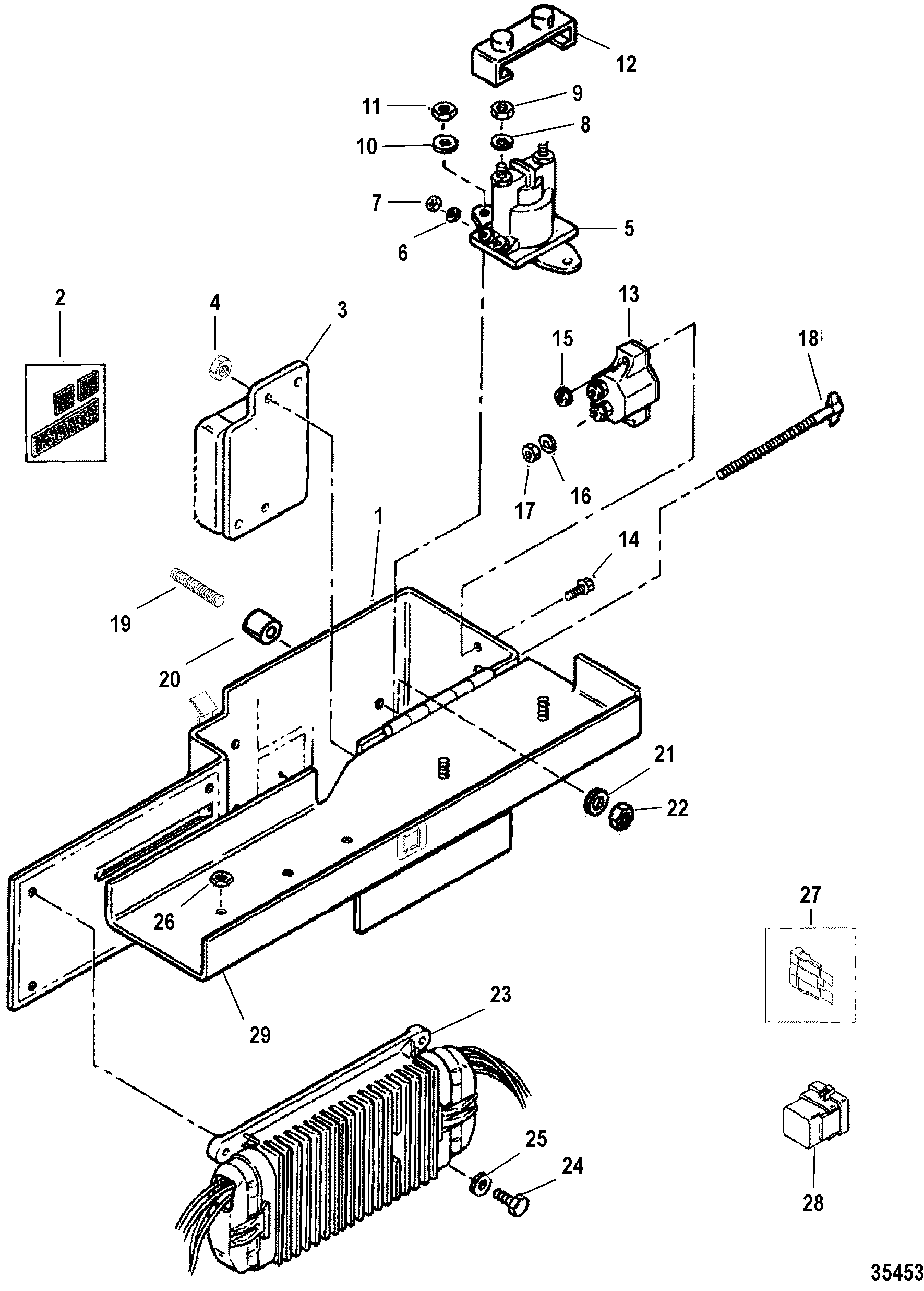 ELECTRICAL BOX AND COMPONENTS